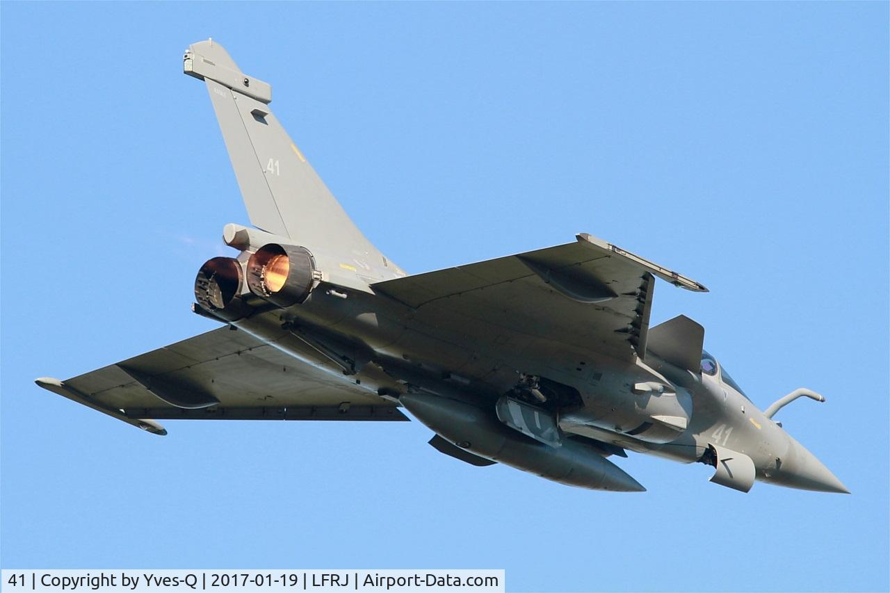 41, Dassault Rafale M C/N 41, Dassault Rafale M, Go arround rwy 08, Landivisiau naval air base (LFRJ)