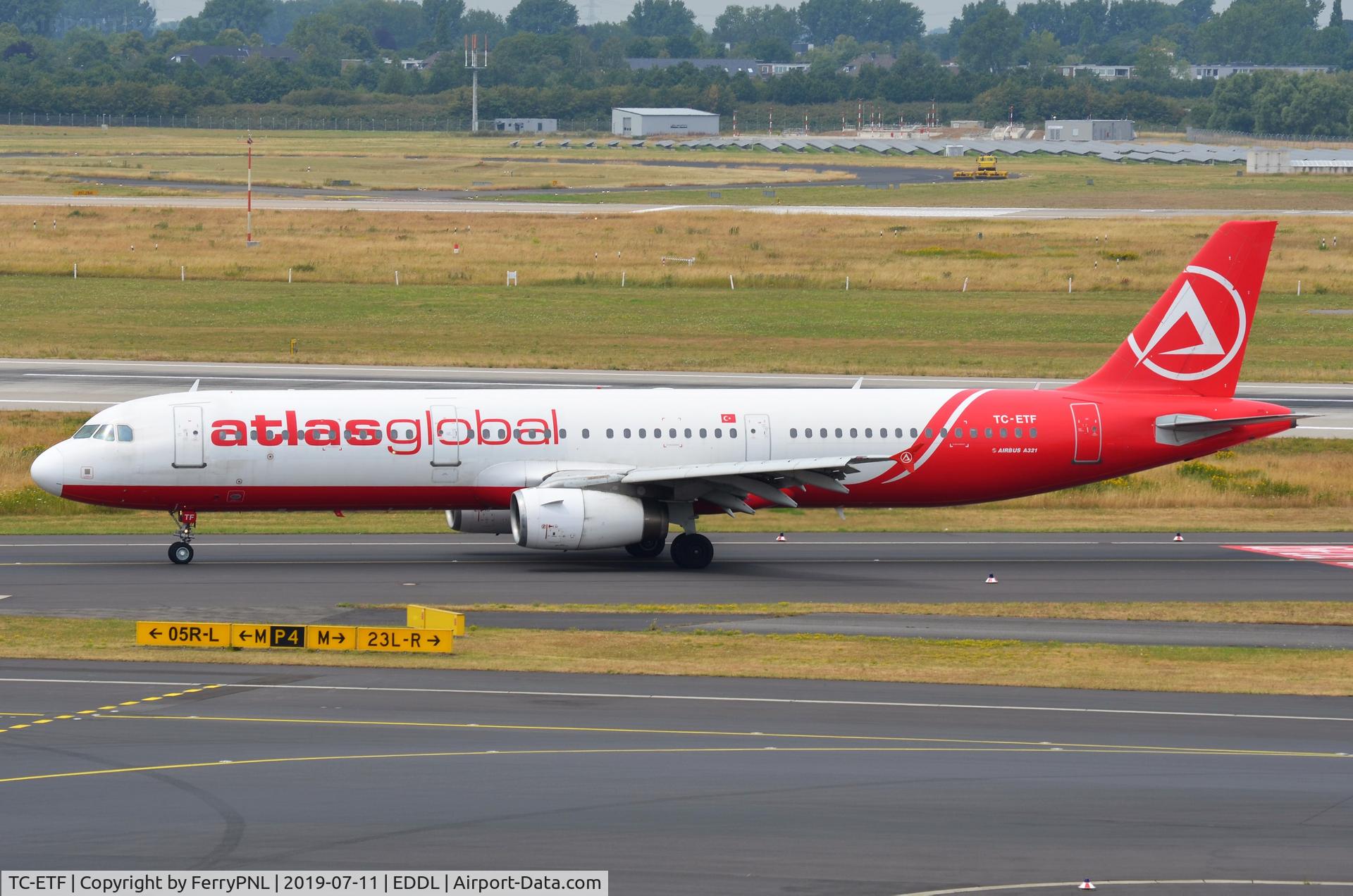 TC-ETF, 2001 Airbus A321-231 C/N 1438, Arrival of Atlas Global A321