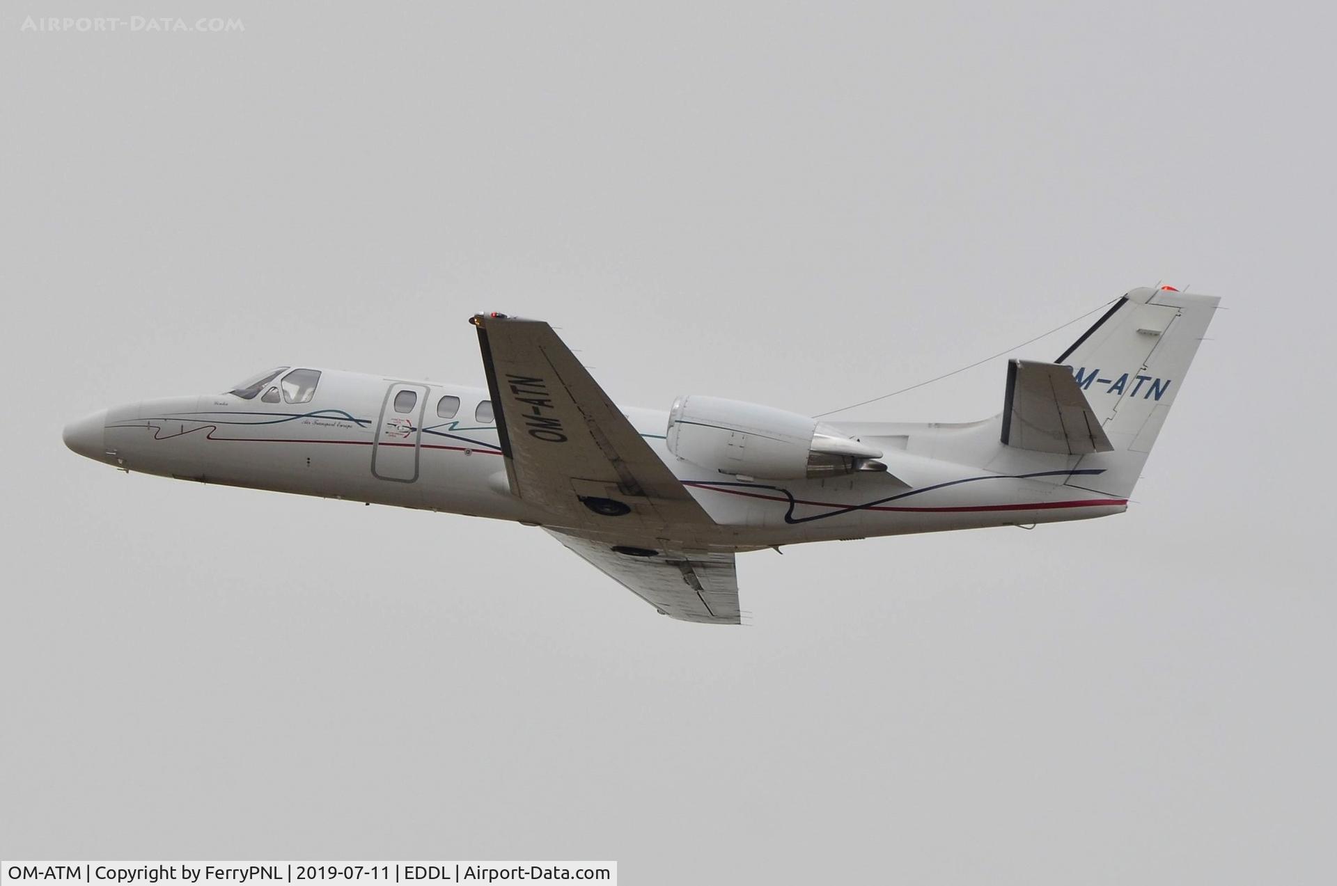 OM-ATM, 2004 Cessna 560 Citation Encore C/N 560-0665, Departure of Air Transport Europe Ce560