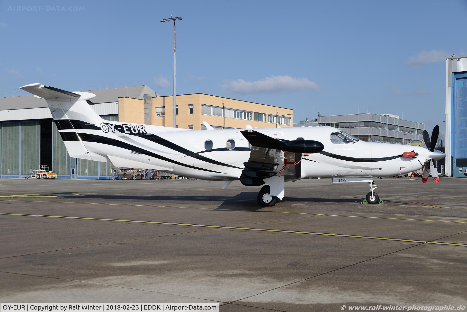 OY-EUR, 2014 Pilatus PC-12/47E C/N 1479, Pilatus PC-12-47E - KS JS-Eurowind Hobro - 1479 - OY-EUR - 22.02.2018 - CGN