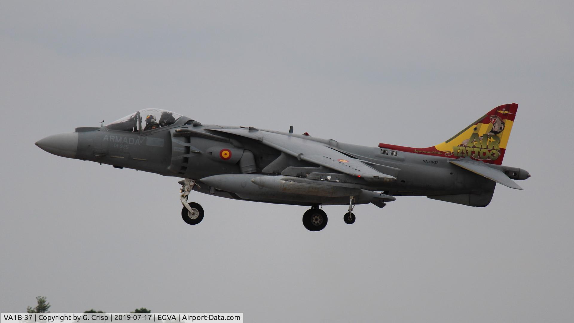 VA1B-37, McDonnell Douglas EAV-8B Matador II C/N SR3, Royal International Air Tattoo 2019
