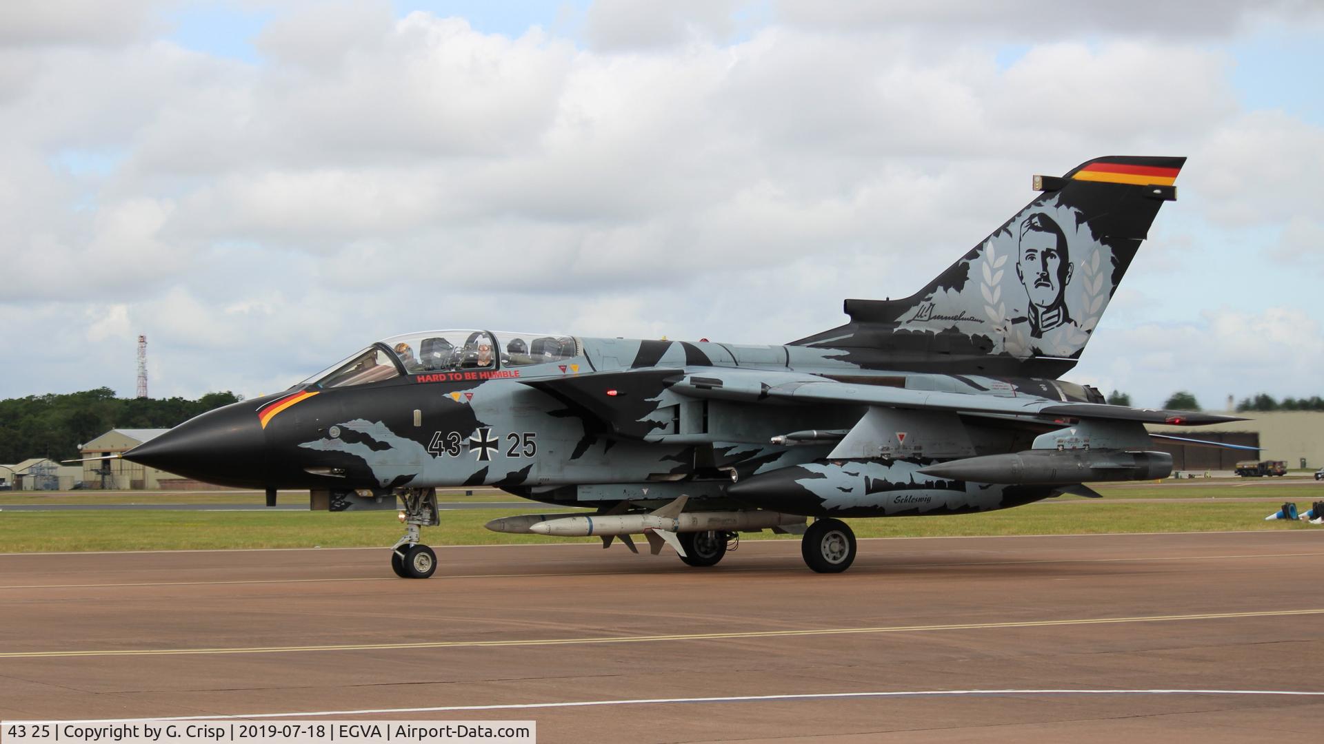 43 25, Panavia Tornado IDS C/N 062/GS008/4025, Royal International Air Tattoo 2019
