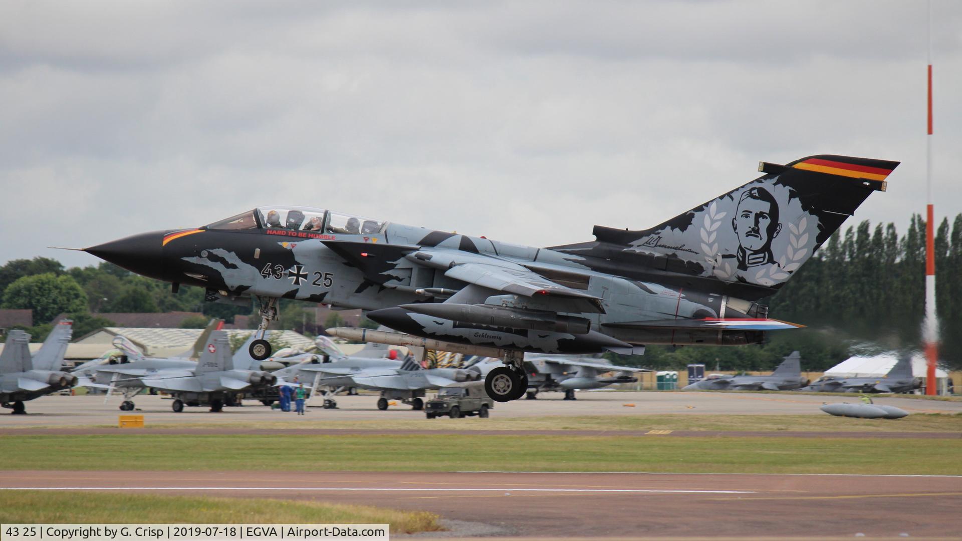 43 25, Panavia Tornado IDS C/N 062/GS008/4025, Royal International Air Tattoo 2019