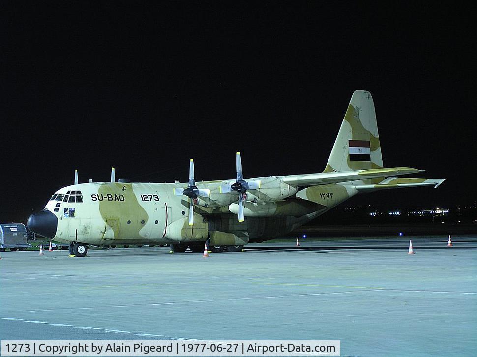 1273, 1977 Lockheed C-130H Hercules C/N 382-4719, rscale de nuit pour ce C-130H