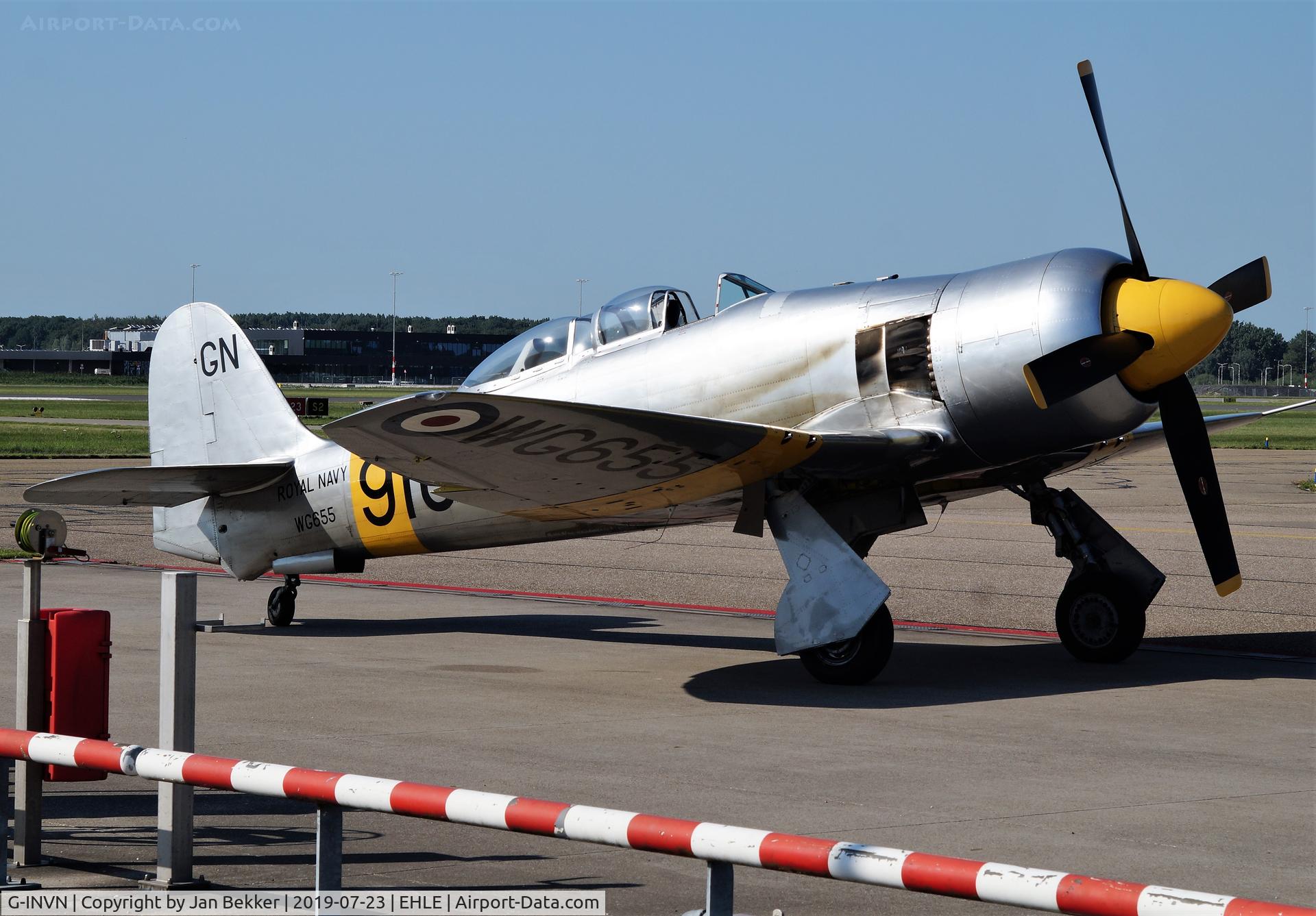 G-INVN, 1952 Hawker Sea Fury T.20 C/N 41H/636070, Lelystad Airport