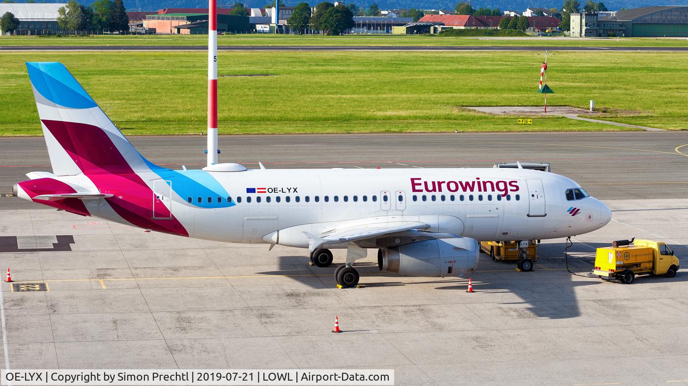 OE-LYX, 2010 Airbus A319-132 C/N 4285, OE-LYX @ Linz Airport