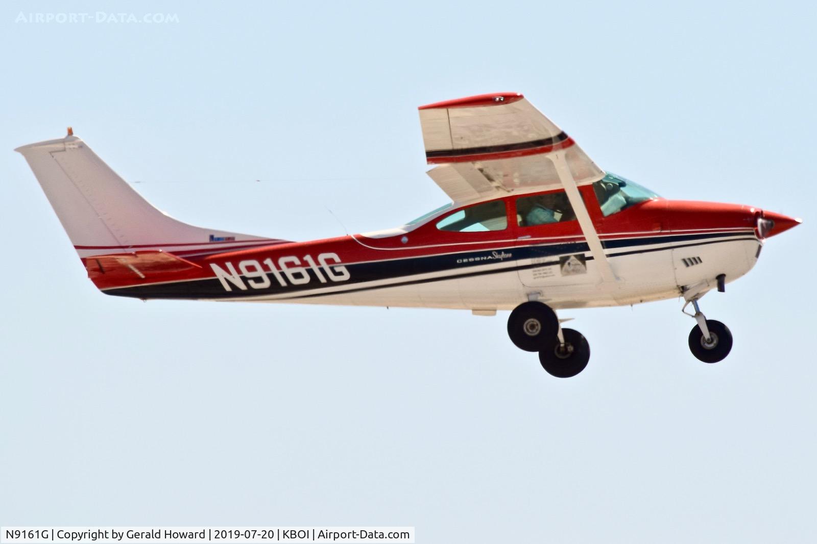 N9161G, 1971 Cessna 182N Skylane C/N 18260701, Departing BOI.