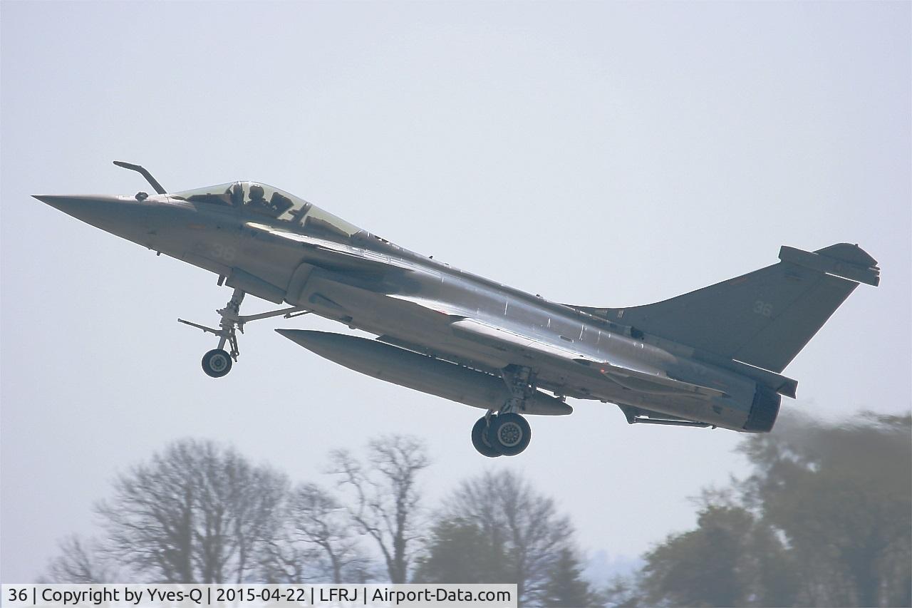 36, Dassault Rafale M C/N 36, Dassault Rafale M, Go arround rwy 08, Landivisiau Naval Air Base (LFRJ)