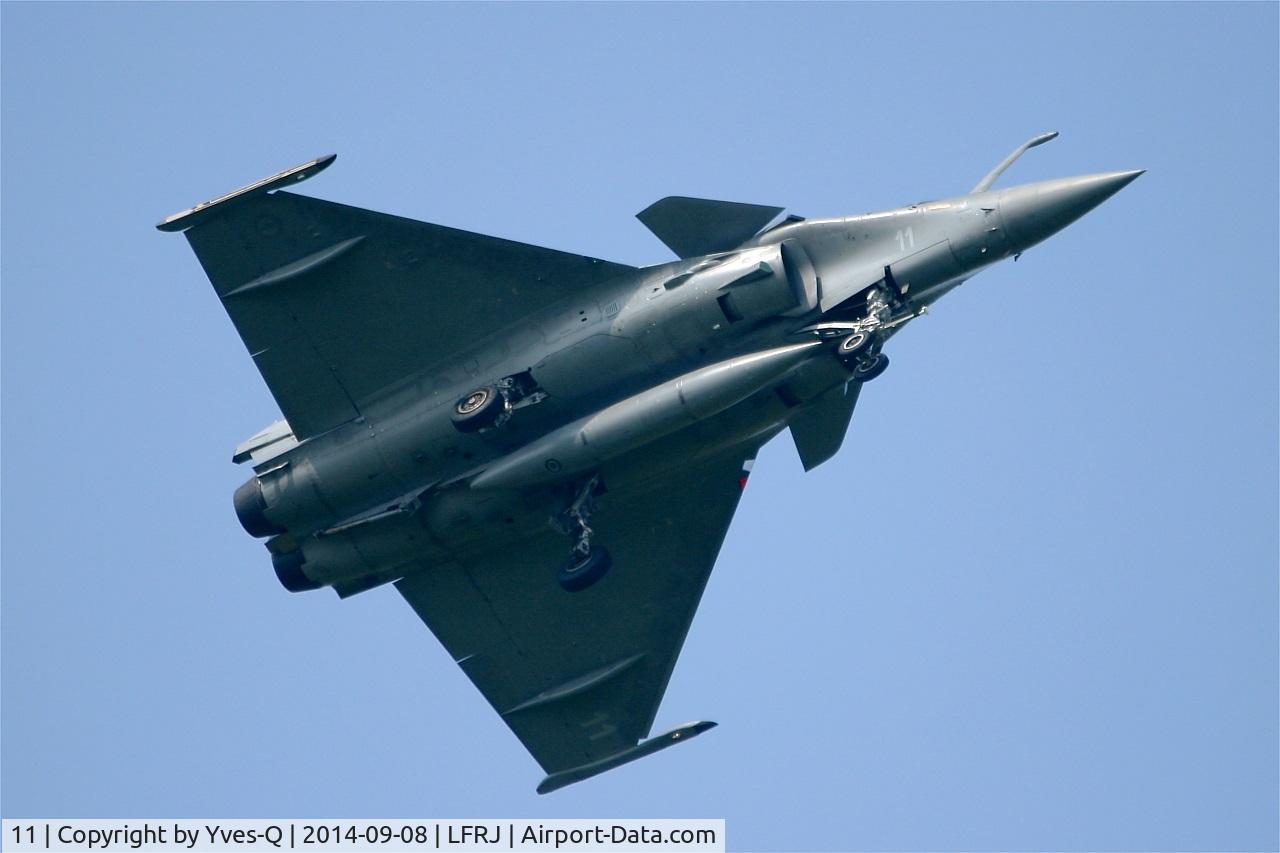 11, Dassault Rafale M C/N 11, Dassault Rafale M, Short approach rwy 08, Landivisiau Naval Air Base (LFRJ)