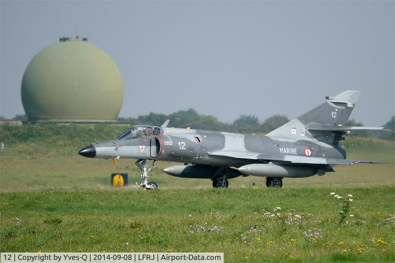 12, 1979 Dassault Super Etendard C/N 12, Dassault Super Etendard M, Taxiing to holding point rwy 08, Landivisiau Naval Air Base (LFRJ)