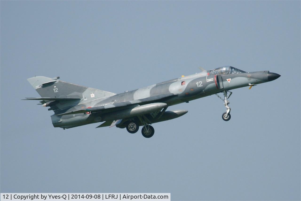 12, 1979 Dassault Super Etendard C/N 12, Dassault Super Etendard M, Go arround rwy 08, Landivisiau Naval Air Base (LFRJ)