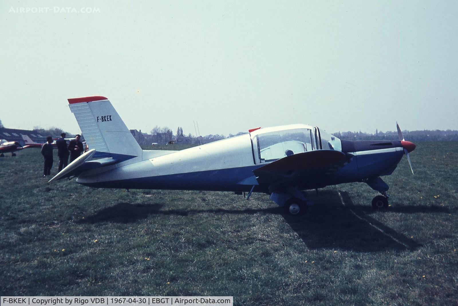 F-BKEK, Morane-Saulnier MS-885 Super Rallye C/N 86, At Ghent airfield.