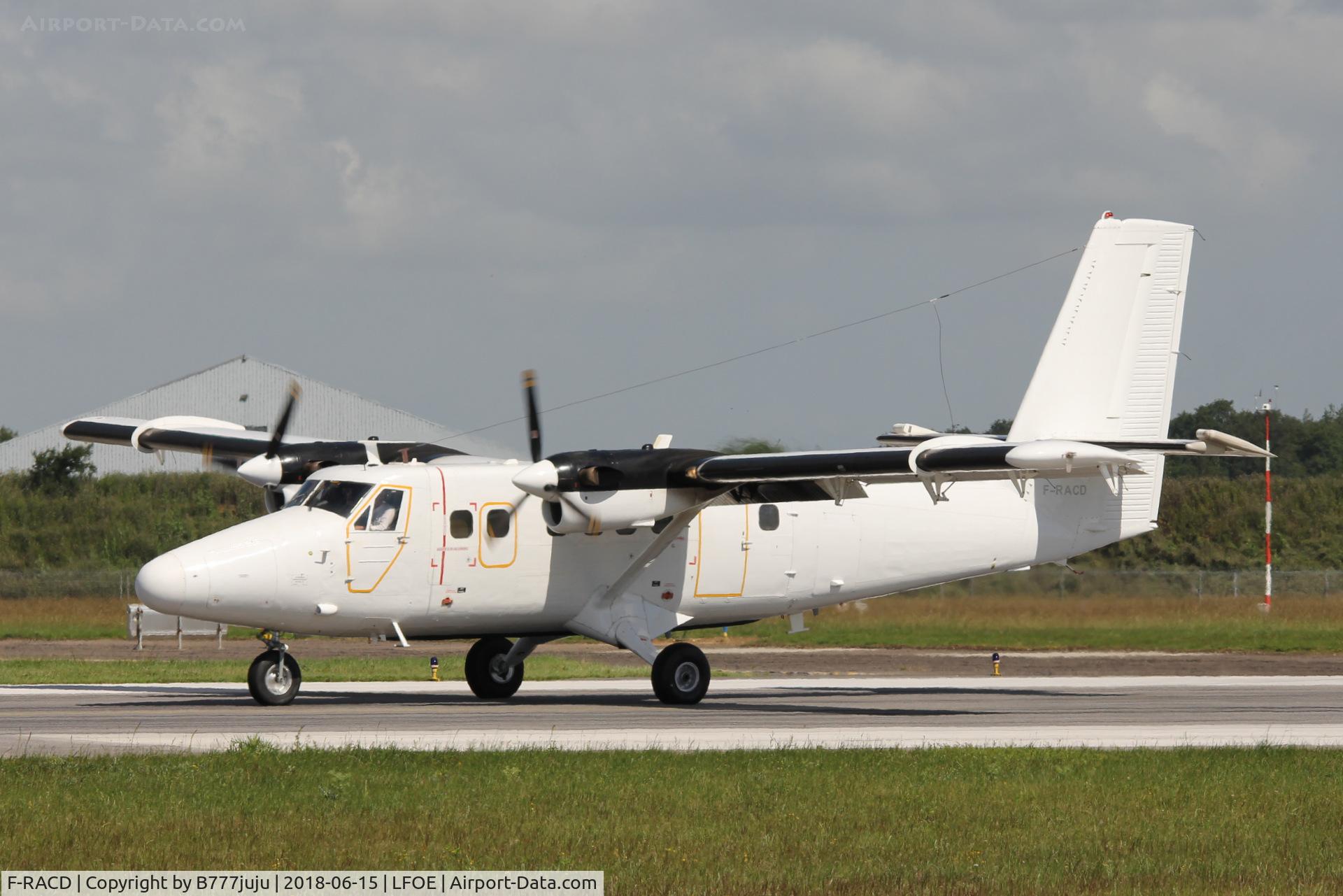 F-RACD, 1971 De Havilland Canada DHC-6-300 Twin Otter C/N 298, at Evreux
