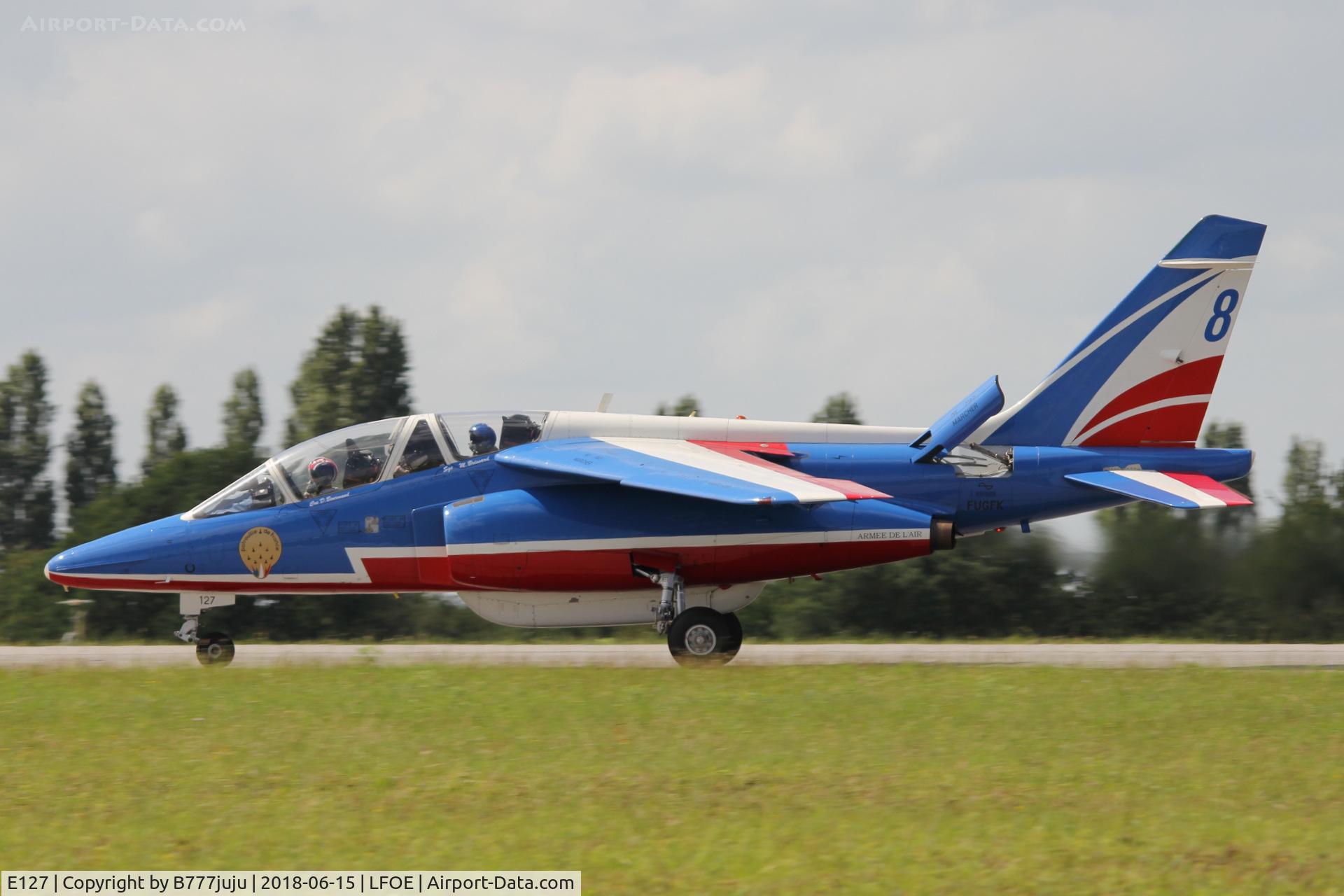 E127, 1983 Dassault-Dornier Alpha Jet E C/N E127, at Evreux