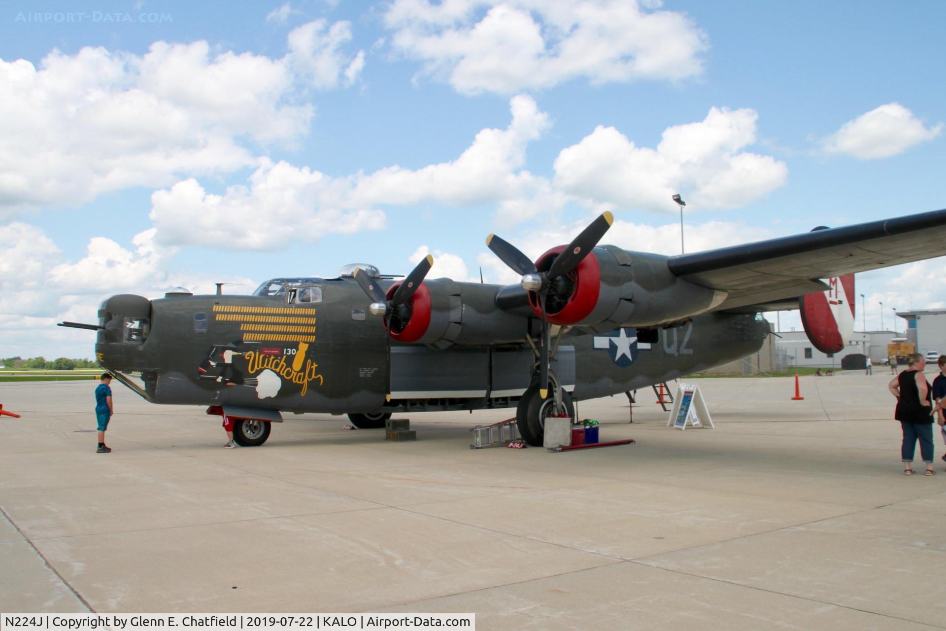 N224J, 1944 Consolidated B-24J-85-CF Liberator C/N 1347 (44-44052), On display
