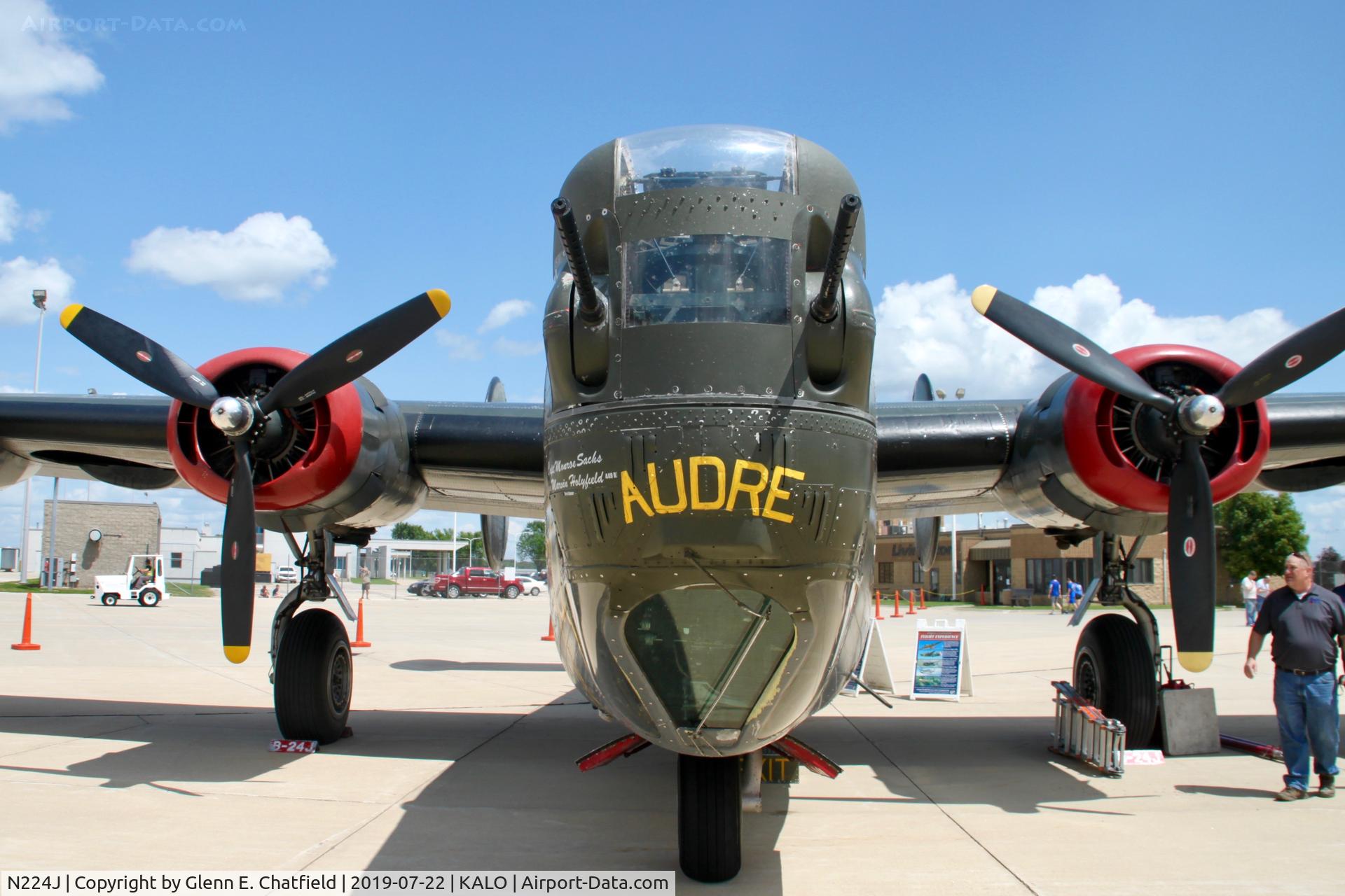 N224J, 1944 Consolidated B-24J-85-CF Liberator C/N 1347 (44-44052), On display