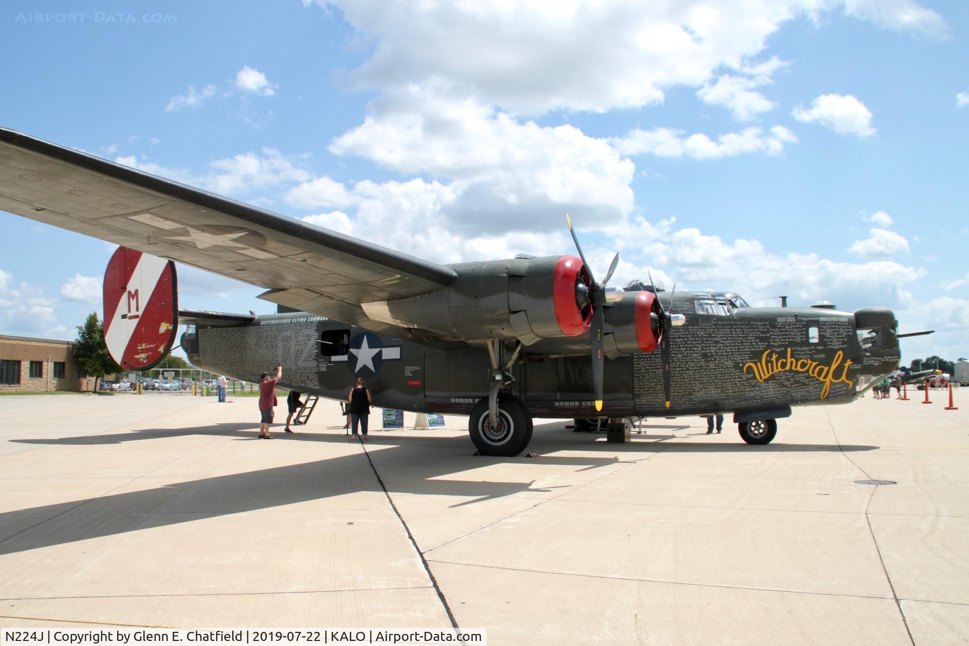 N224J, 1944 Consolidated B-24J-85-CF Liberator C/N 1347 (44-44052), On display