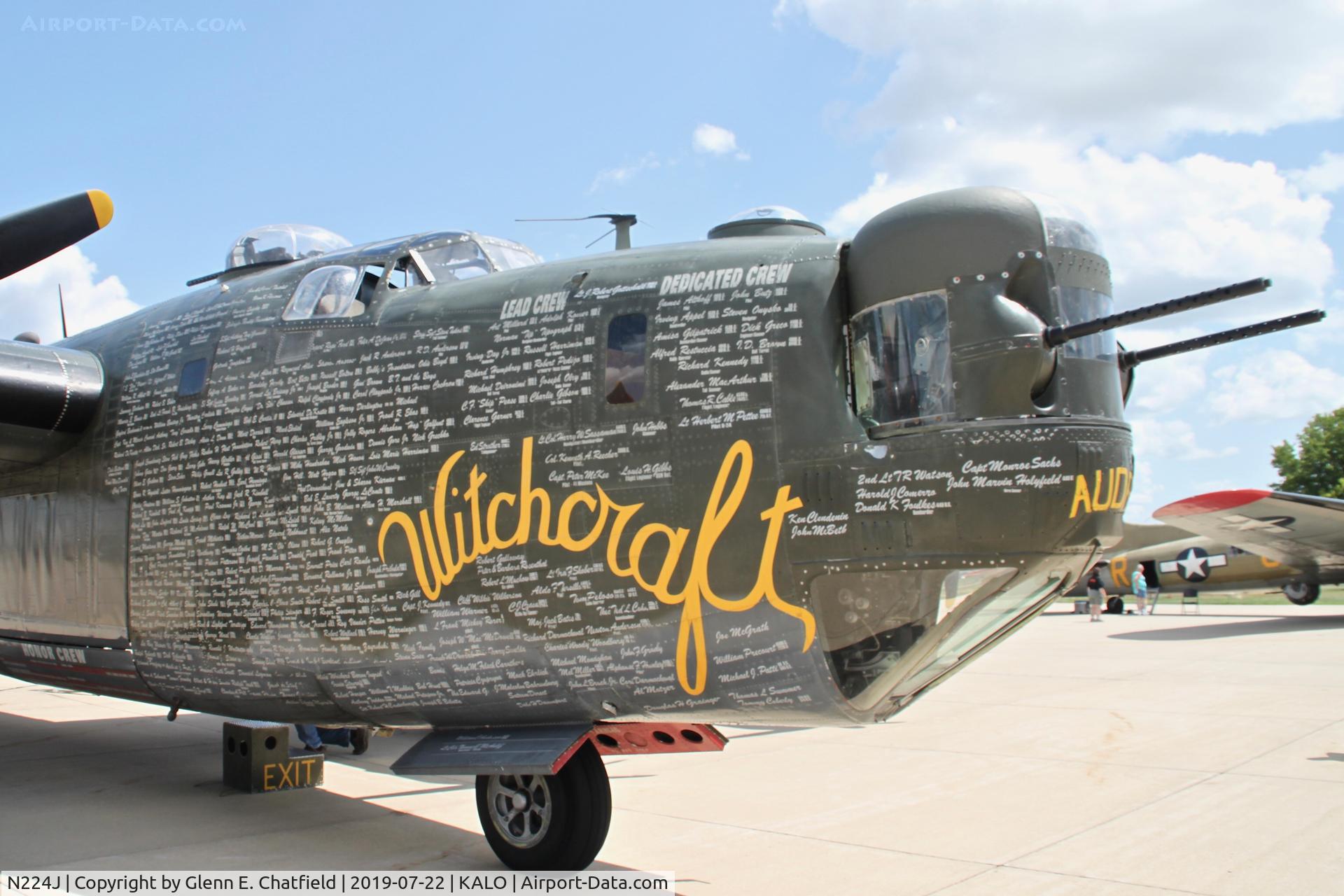 N224J, 1944 Consolidated B-24J-85-CF Liberator C/N 1347 (44-44052), On display