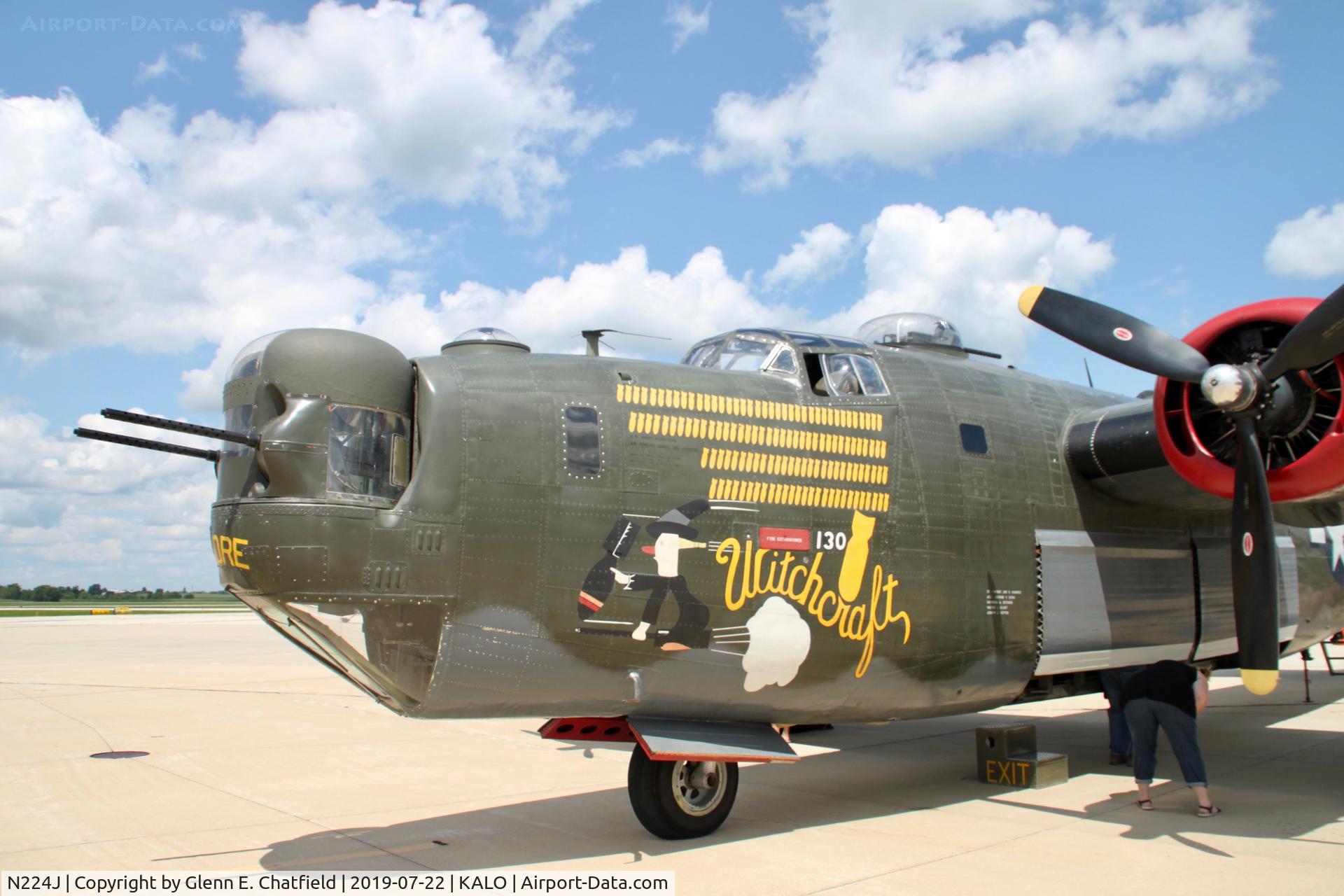 N224J, 1944 Consolidated B-24J-85-CF Liberator C/N 1347 (44-44052), On display