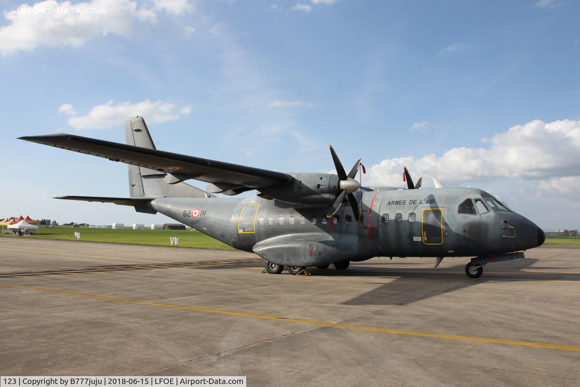 123, Airtech CN-235-200M C/N C123, at Evreux