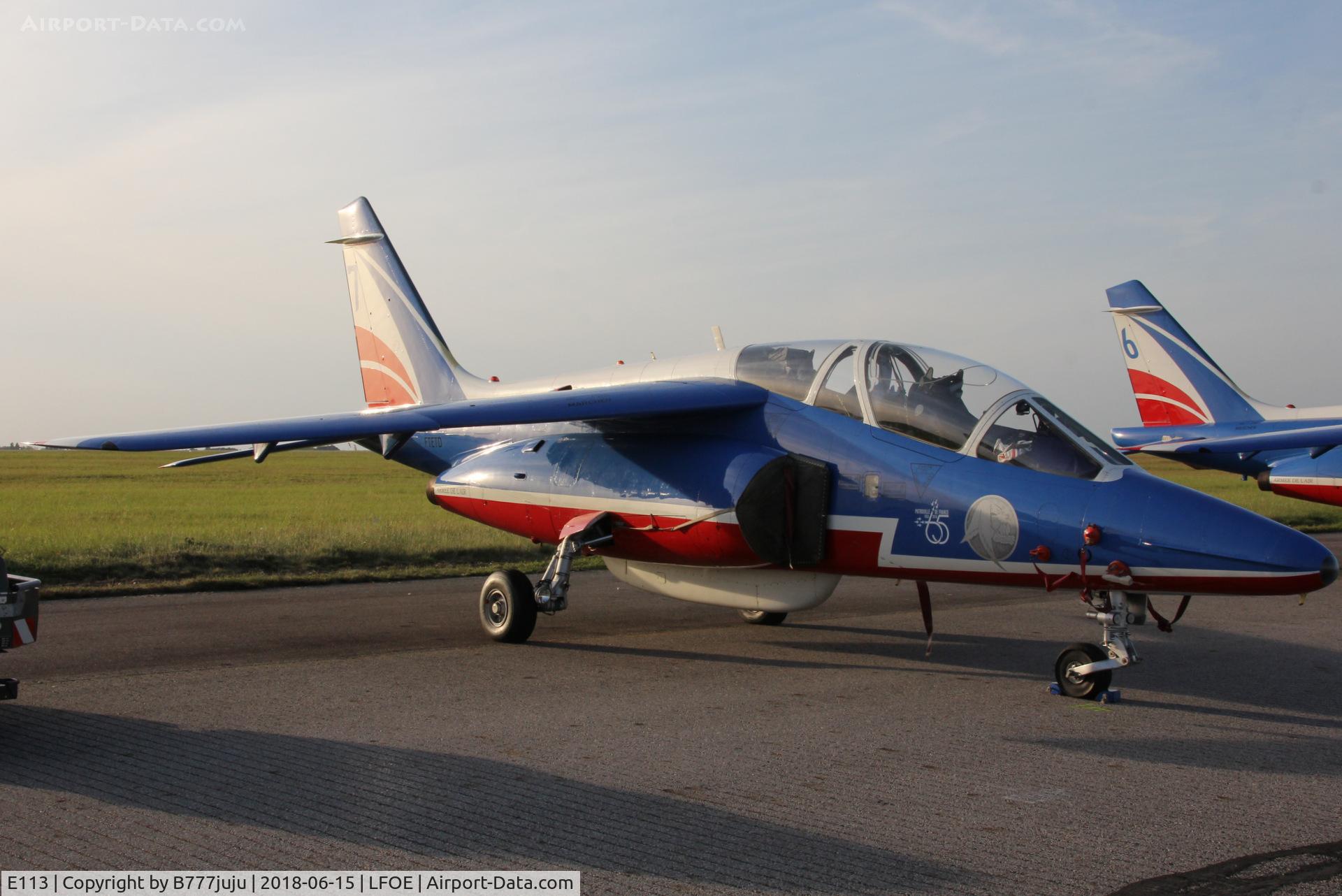 E113, Dassault-Dornier Alpha Jet E C/N E113, at Evreux