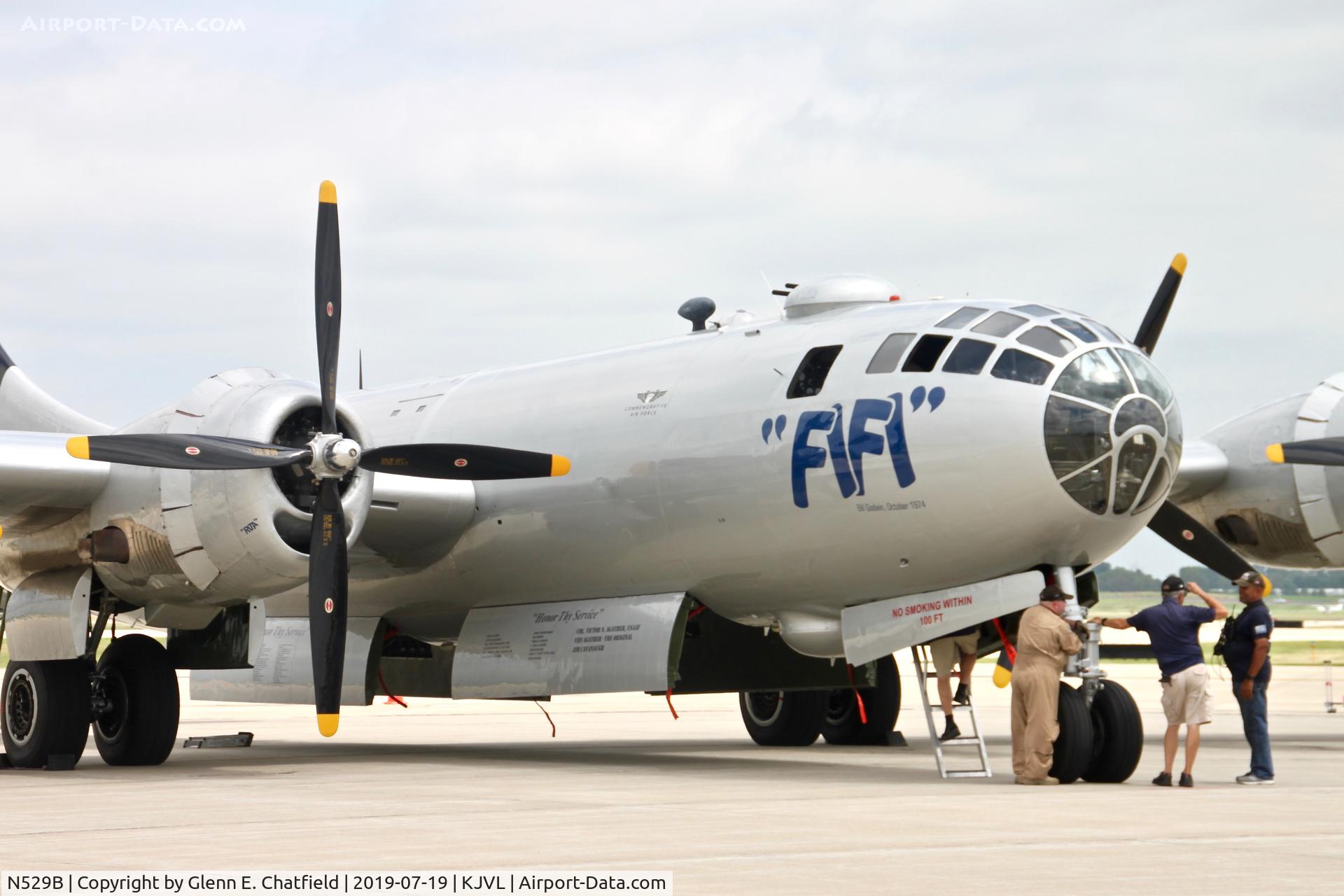 N529B, 1944 Boeing B-29A-60-BN Superfortress C/N 11547, Nose art