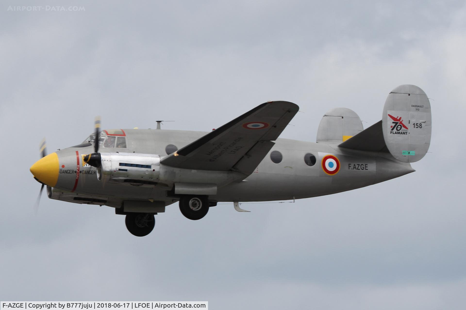 F-AZGE, 1951 Dassault MD-312 Flamant C/N 158, at Evreux