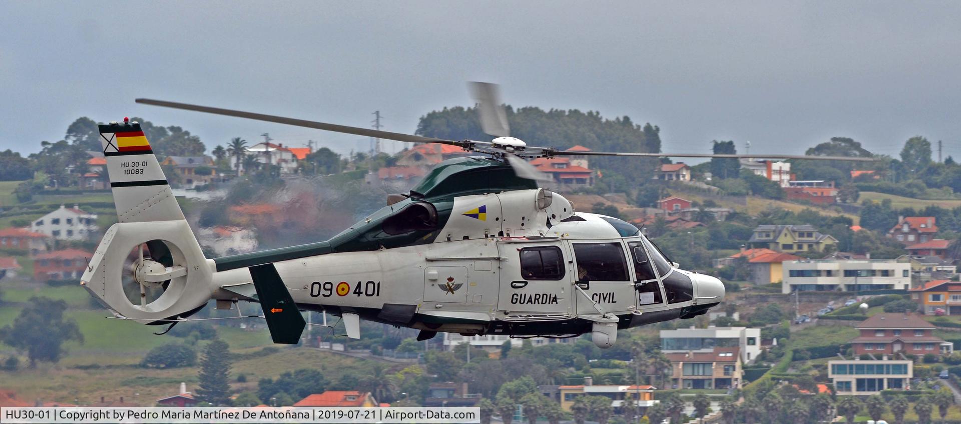 HU30-01, 2005 Eurocopter AS-365N-3 Dauphin 2 C/N 6718, Gijón - España
