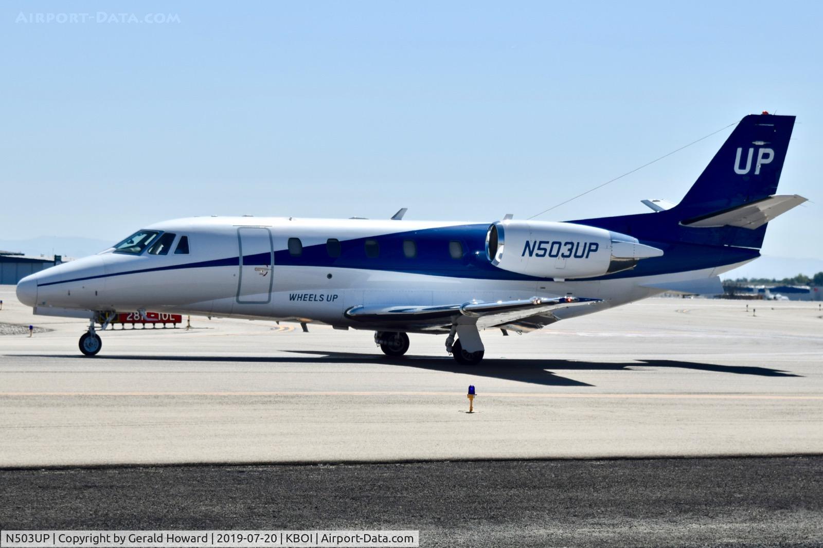 N503UP, 2003 Cessna 560XL Citation Excel C/N 560-5326, Taxiing on Alpha.