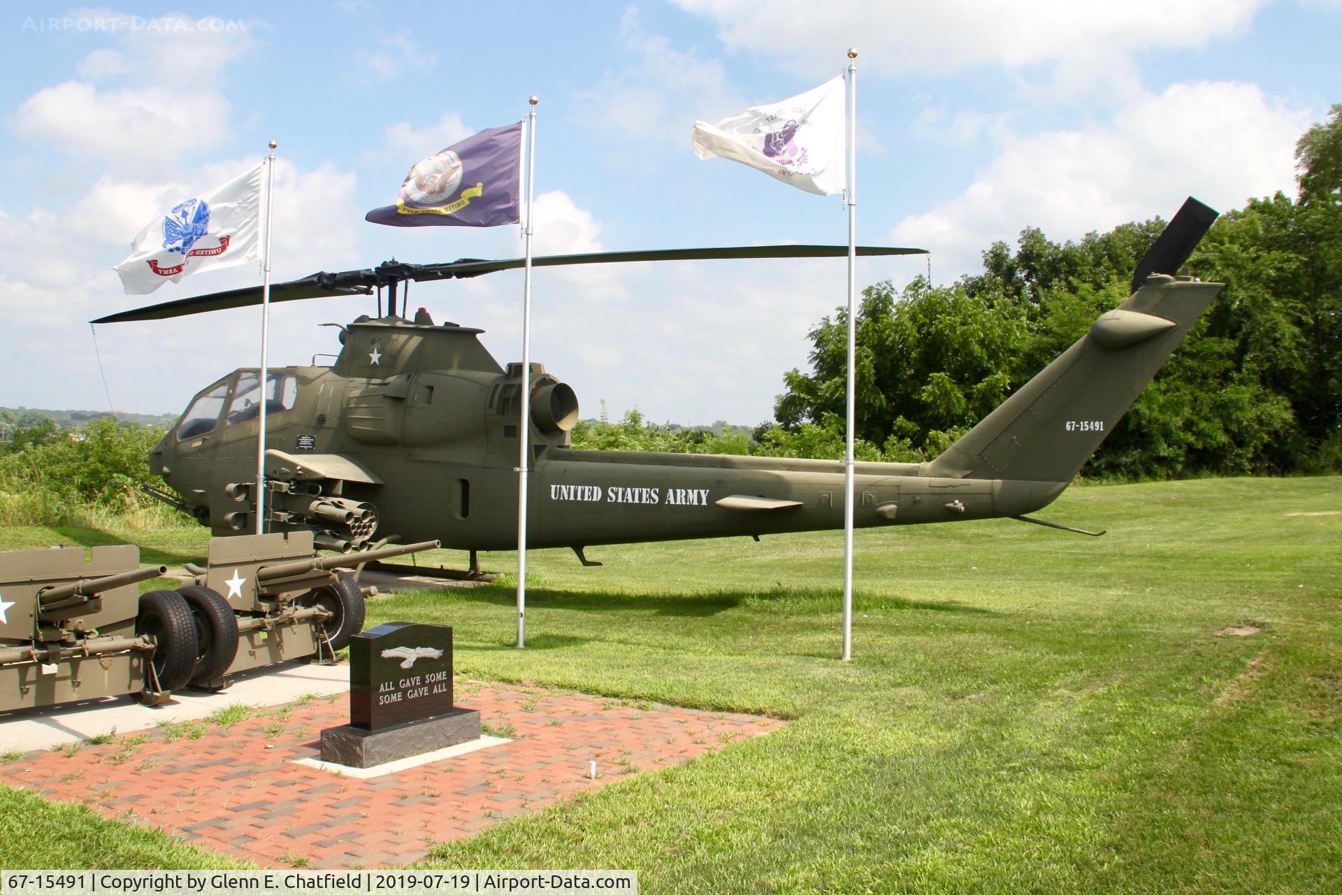 67-15491, 1967 Bell AH-1F Cobra C/N 20155, At the Janesville, WI VFW post