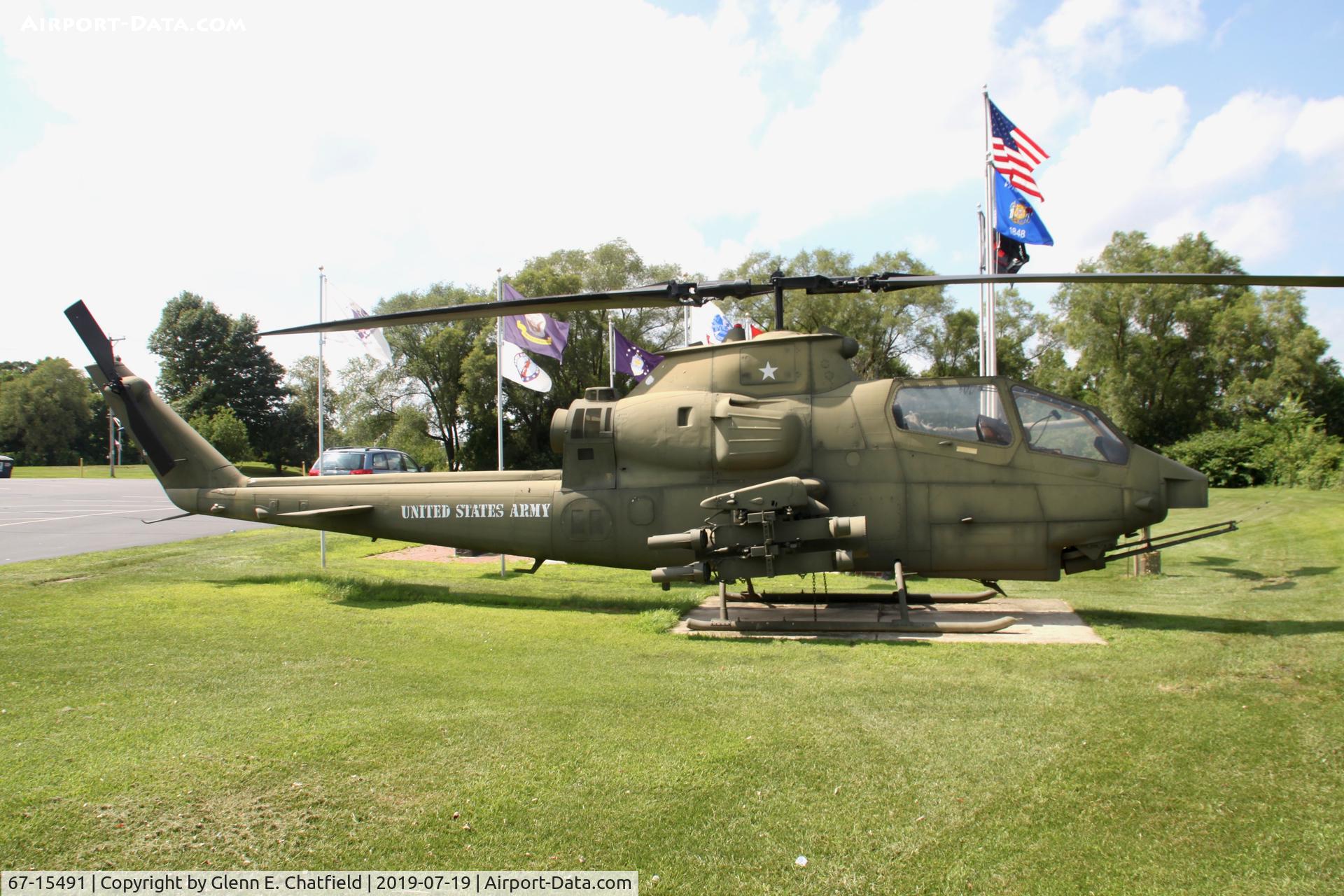 67-15491, 1967 Bell AH-1F Cobra C/N 20155, At the Janesville, WI VFW post
