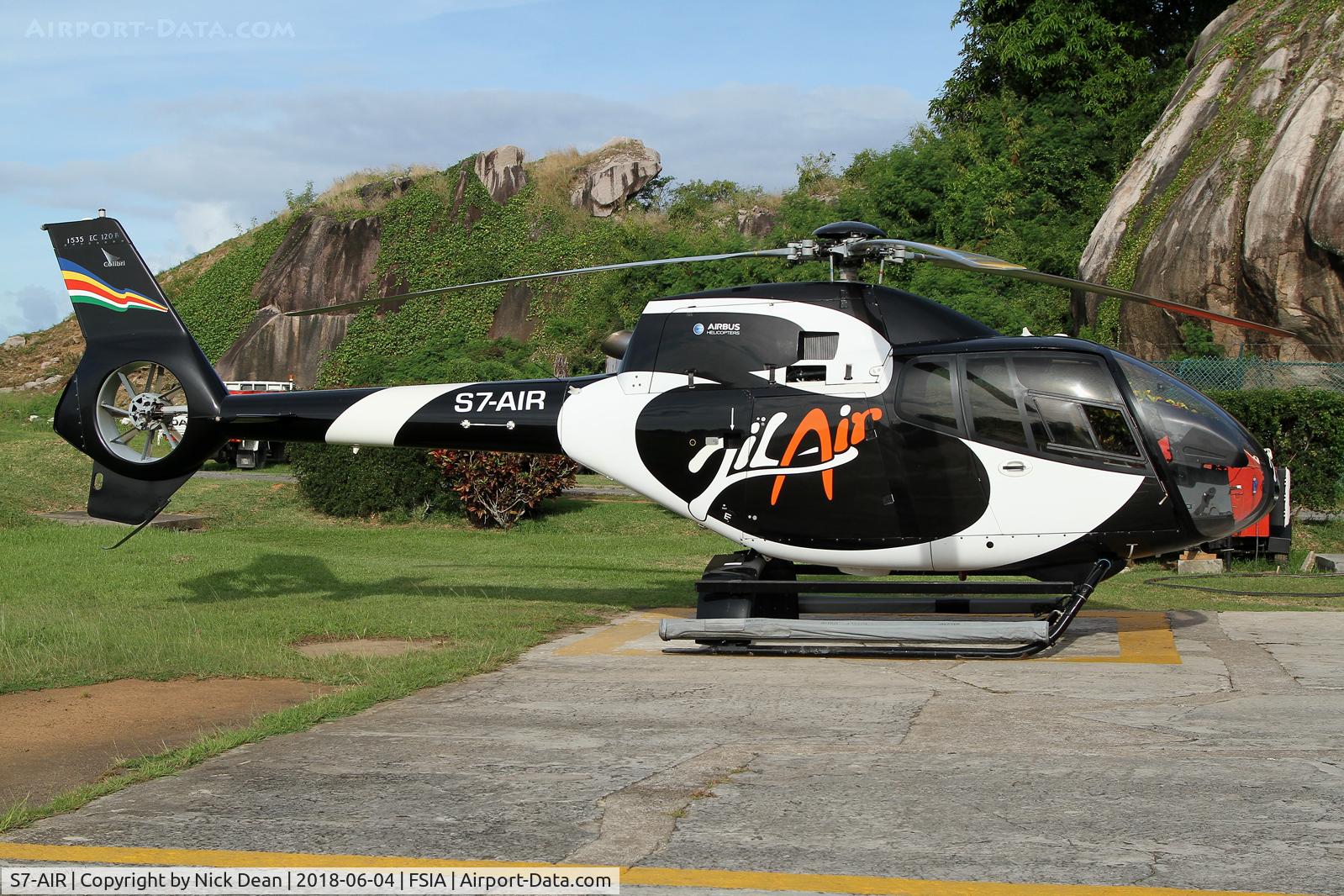 S7-AIR, 2008 Eurocopter EC-120B Colibri C/N 1535, Mahe Seychelles