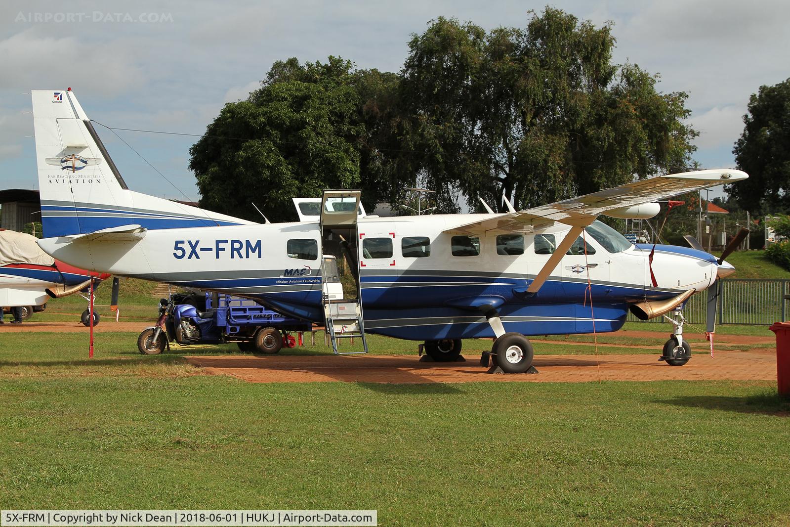 5X-FRM, 1999 Cessna 208B Grand Caravan C/N 208B-0761, Kajjansi Airfield, Kampala, Uganda