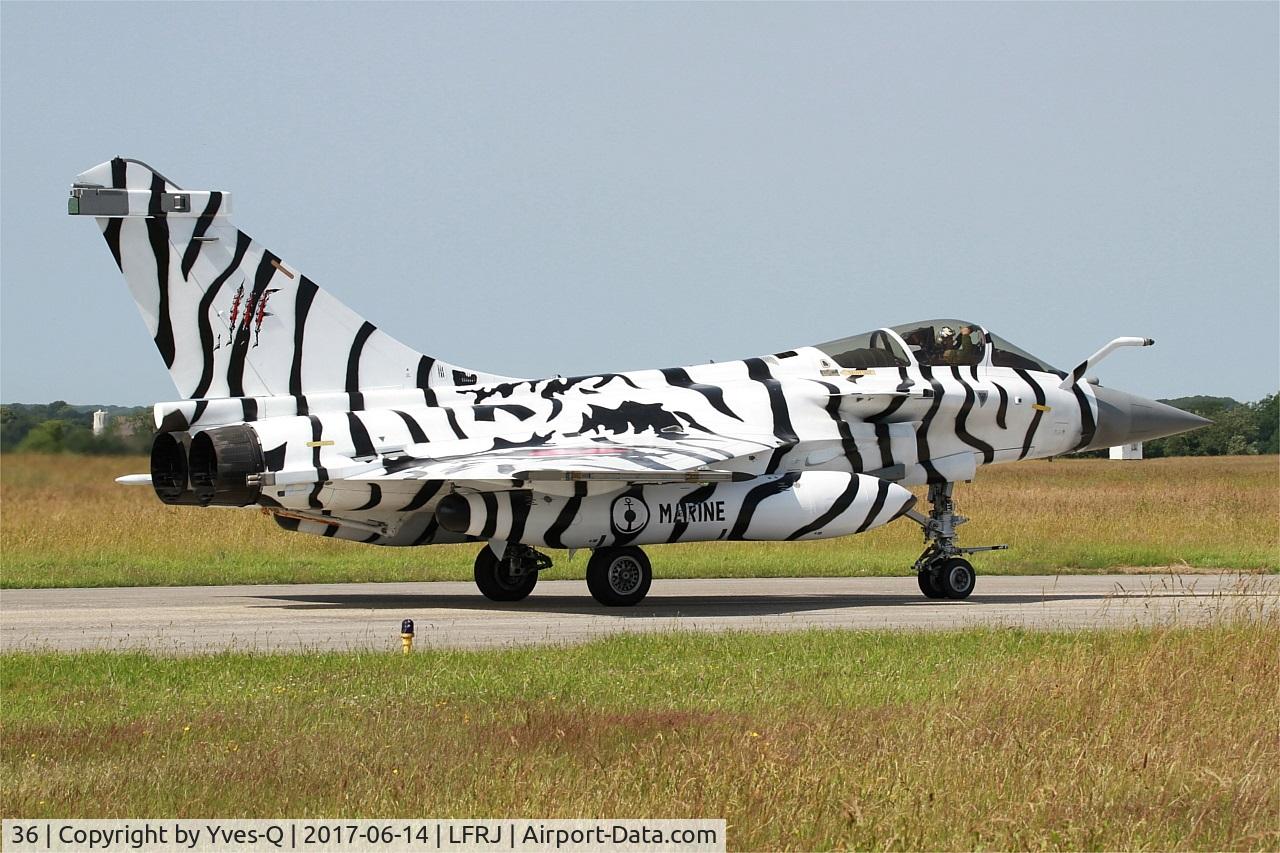 36, Dassault Rafale M C/N 36, Dassault Rafale M, Taxiing to flight line, Landivisiau Naval Air Base (LFRJ) Tiger Meet 2017
