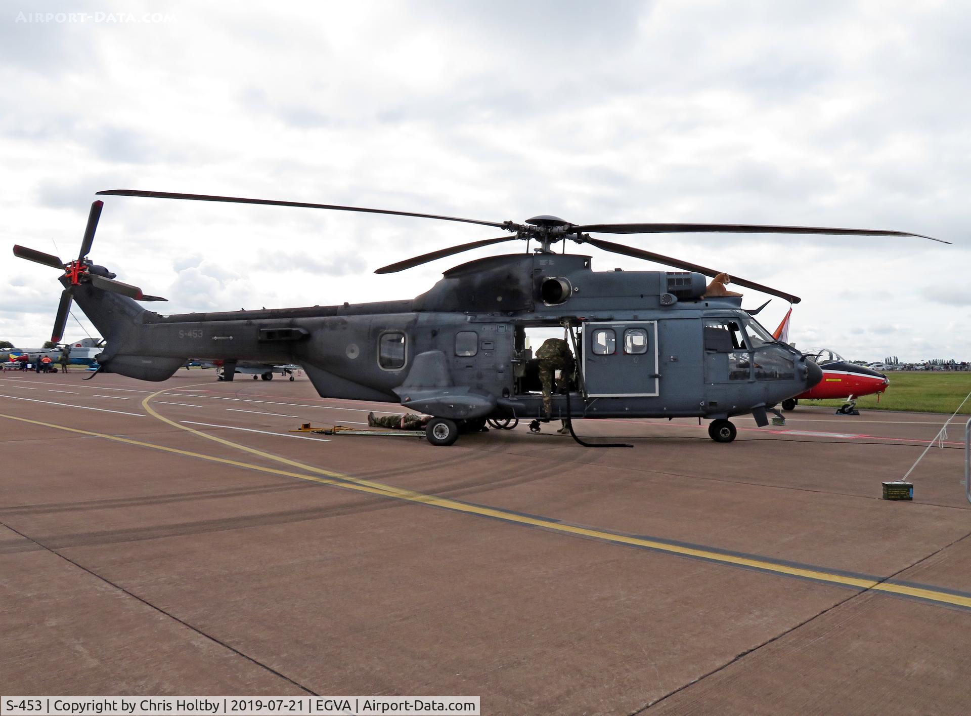 S-453, Eurocopter AS-532U2 Cougar C/N 2453, On static display at RAF Fairford for the RIAT 2019