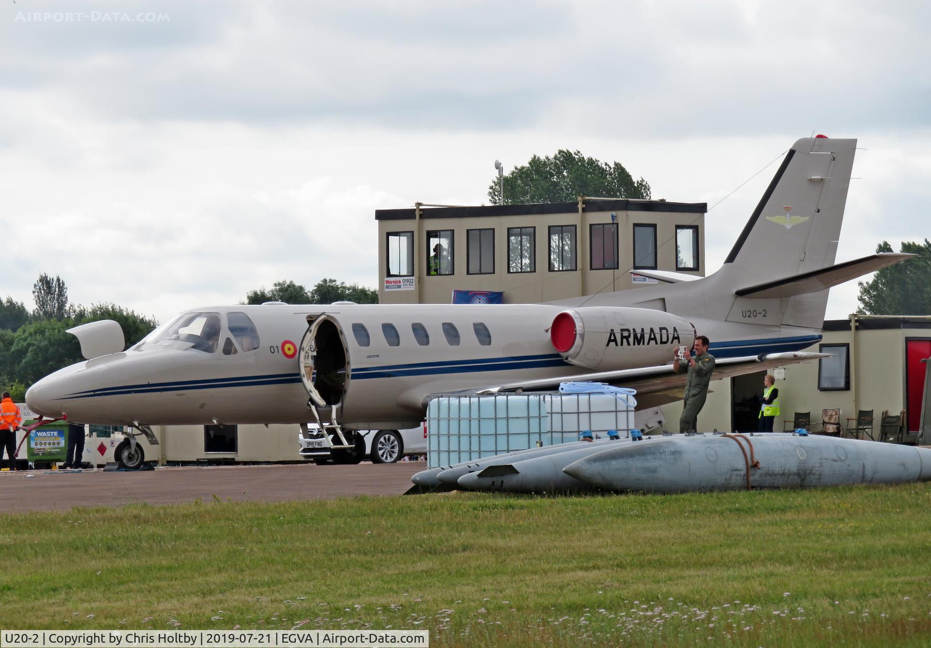 U20-2, 1982 Cessna 550 Citation Bravo C/N 550-0446, On static display at RIAT Fairford 2019