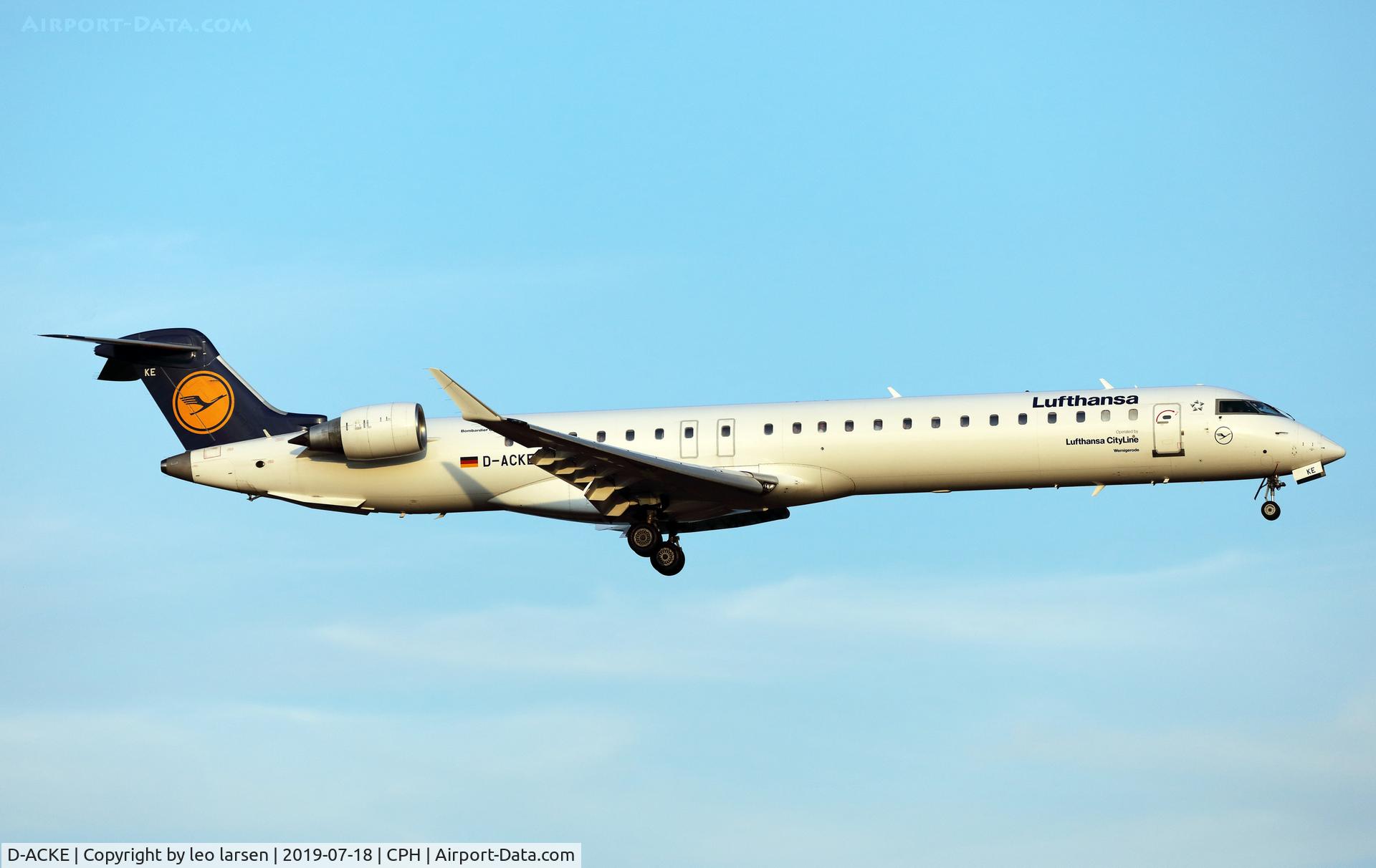 D-ACKE, 2006 Bombardier CRJ-900LR (CL-600-2D24) C/N 15081, Copenhagen 18.7.2019