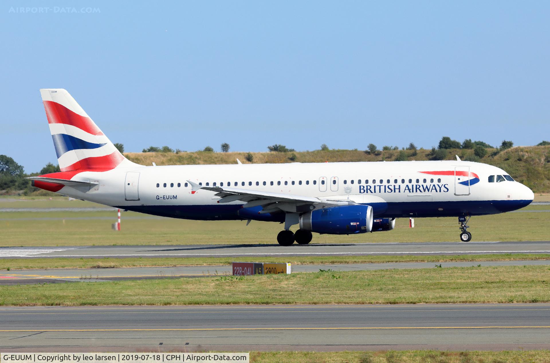 G-EUUM, 2002 Airbus A320-232 C/N 1907, Copenhagen 18.7.2019