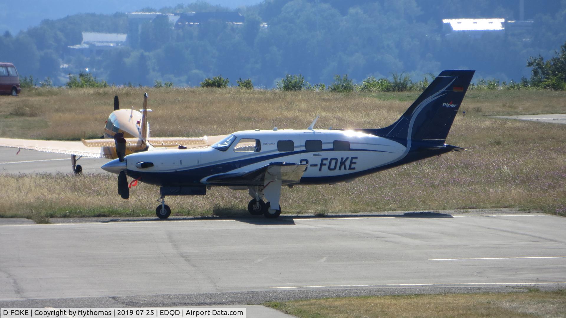 D-FOKE, 2011 Piper PA-46-500TP Meridian C/N 4697470, D-FOKE Bayreuth Airport