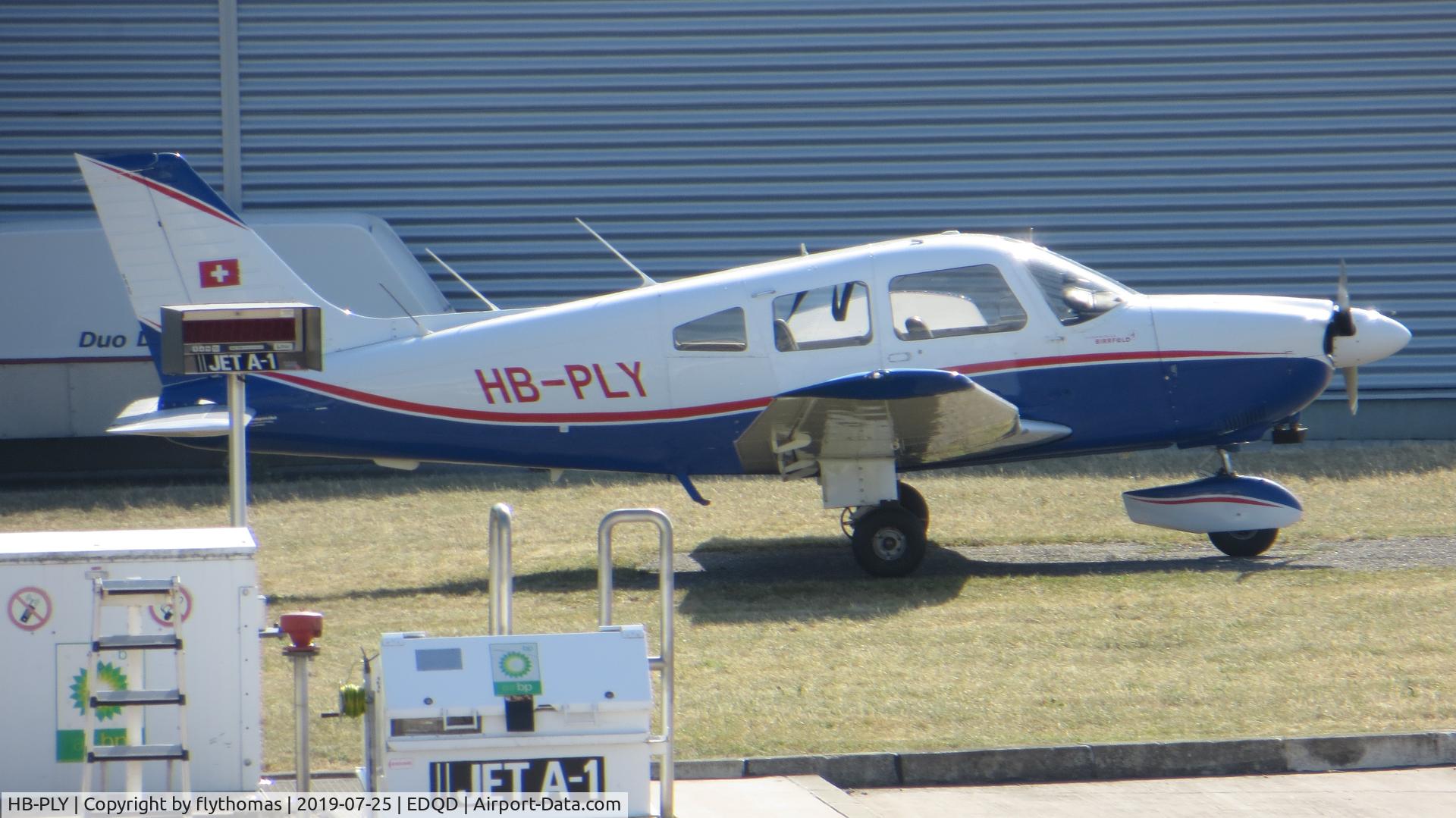 HB-PLY, Piper PA-28-181 Archer II C/N 2890095, HB-PLY Bayreuth Airport