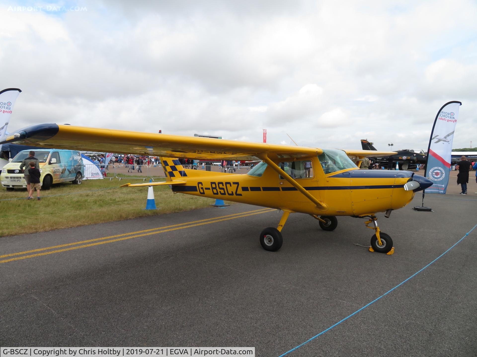 G-BSCZ, 1979 Cessna 152 C/N 152-82199, Static display RAF Fairford RIAT 2019