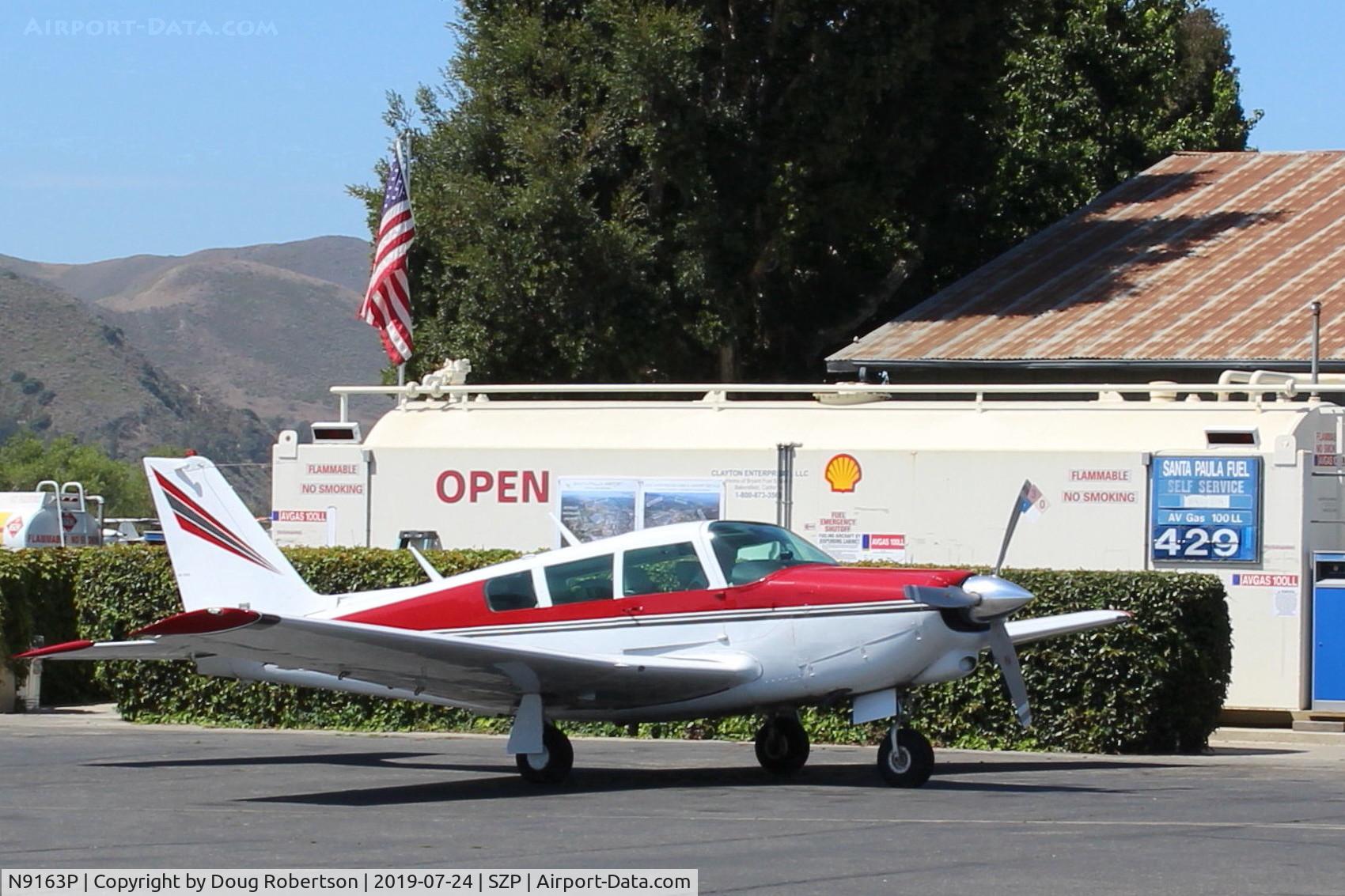 N9163P, 1966 Piper PA-24-260 C/N 24-4651, 1966 Piper PA-24-260B COMANCHE, Lycoming TIO-540 Rajay turbocharged conversion, at Fuel Dock
