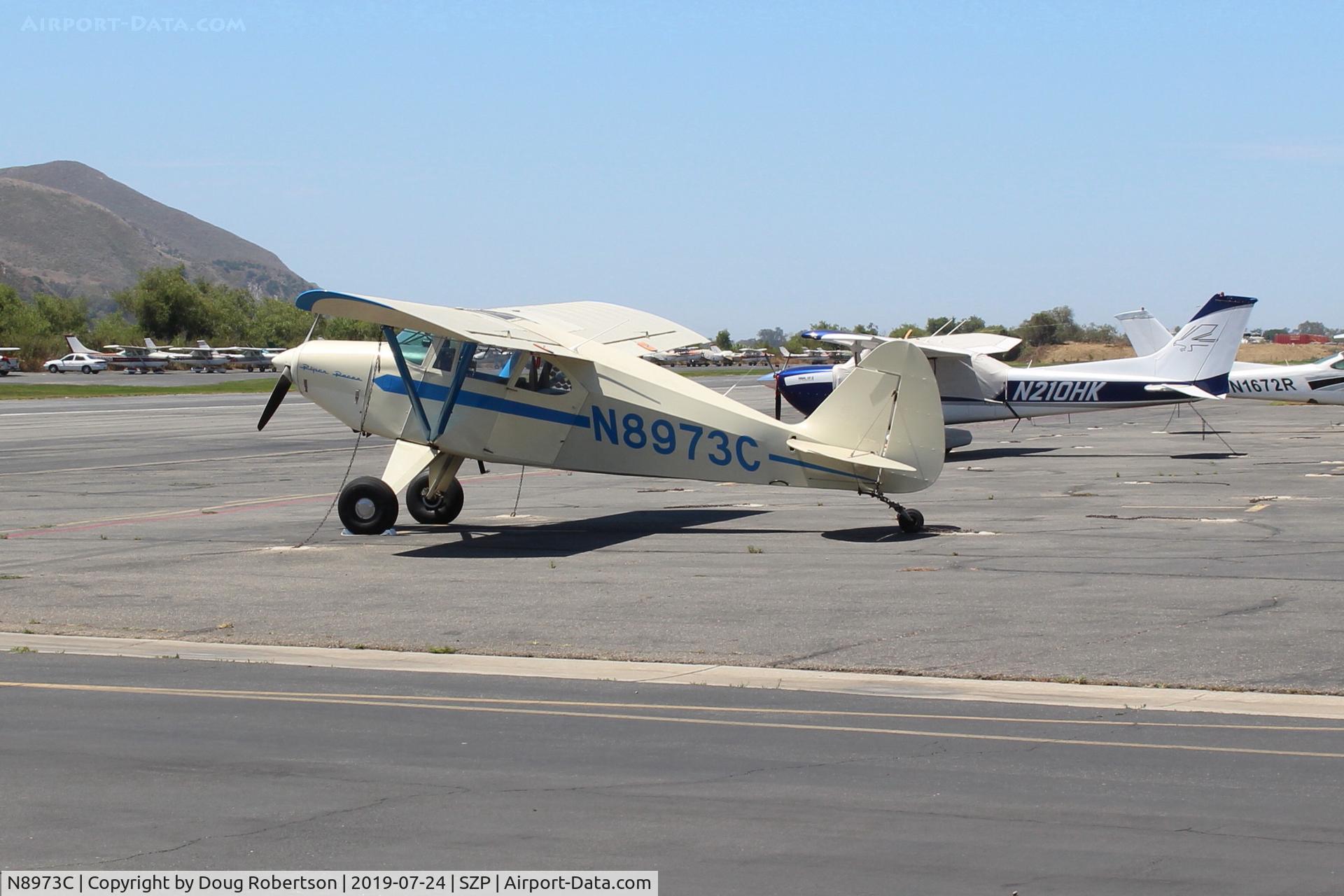 N8973C, 1953 Piper PA-22-135 Tri-Pacer C/N 22-1557, 1953 Piper PA-22-135 TRI-PACER, Lycoming O-290 135 Hp