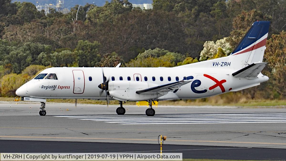 VH-ZRH, 1996 Saab 340B C/N 340B-392, SAAB 340B SF34. Regional Express VH-ZRH runway 03 YPPH 19/07/19.