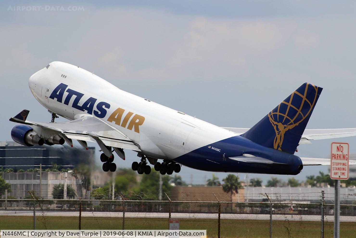 N446MC, 2004 Boeing 747-4B5F(ER) C/N 33517, No parking.
