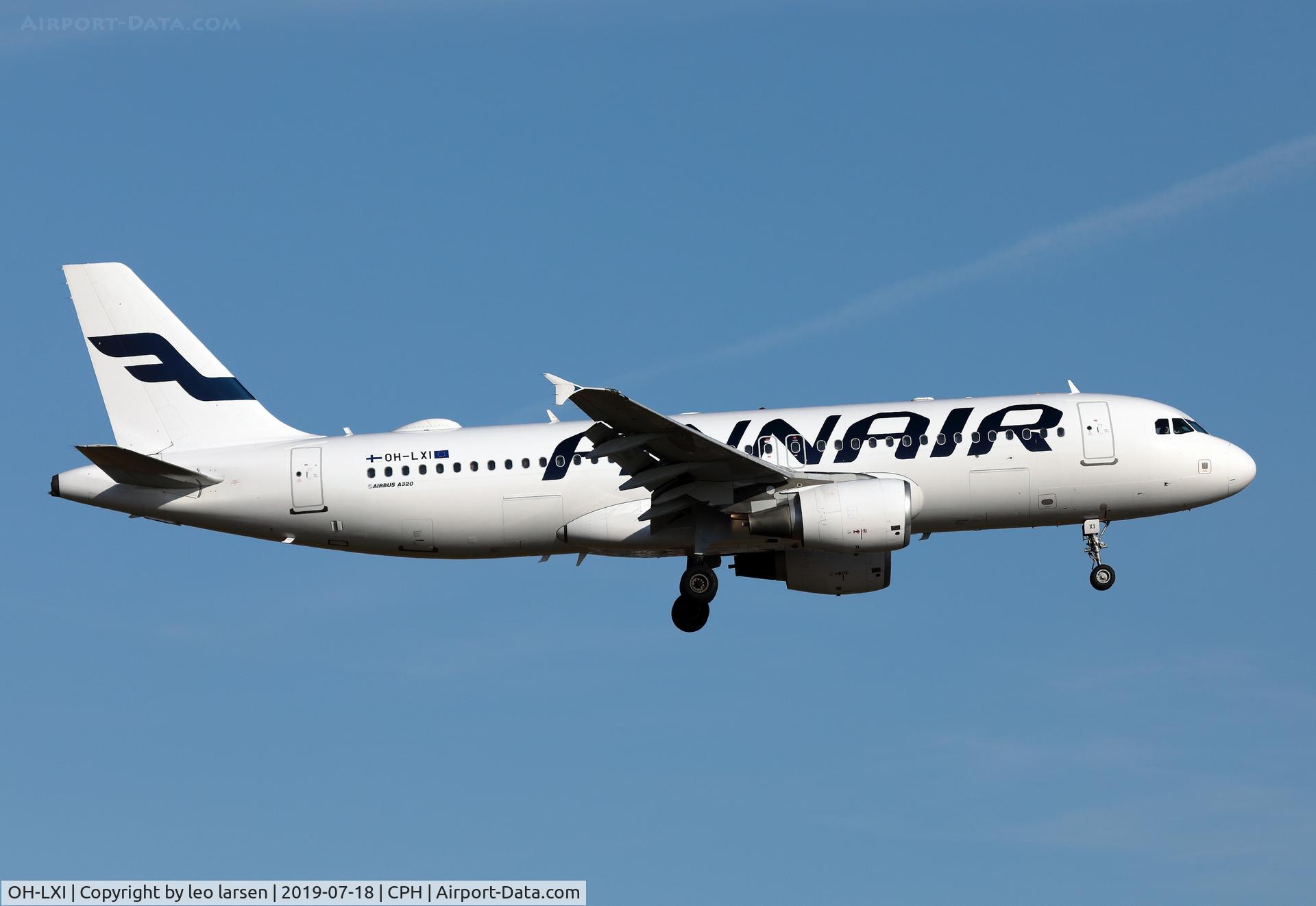 OH-LXI, 2003 Airbus A320-214 C/N 1989, Copenhagen 18.7.2018 on final to R-22L