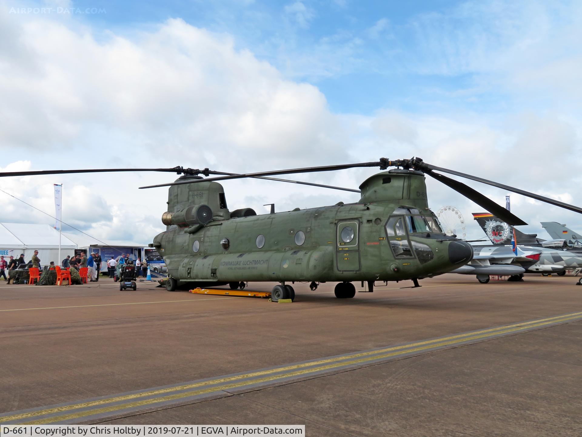 D-661, Boeing CH-47D Chinook C/N M.3661/NL-001, Static display at RIAT RAF Fairford 2019