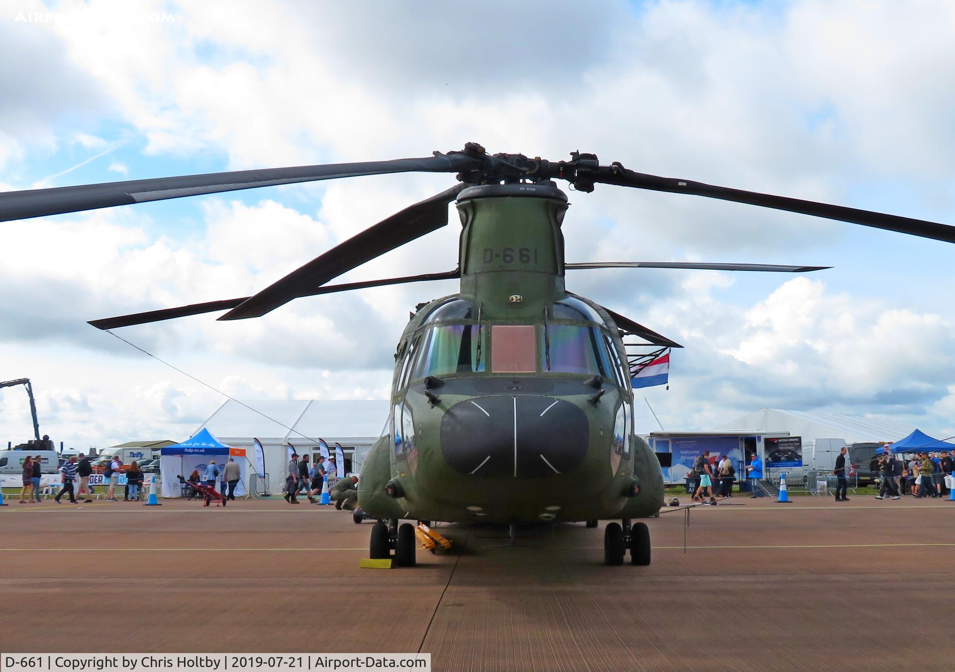 D-661, Boeing CH-47D Chinook C/N M.3661/NL-001, Static display at RIAT RAF Fairford 2019