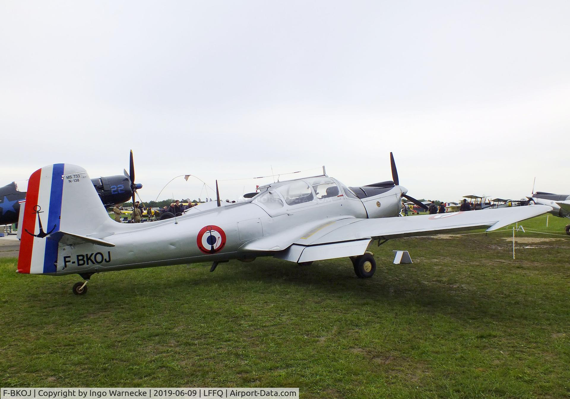 F-BKOJ, Morane-Saulnier MS-733 Alcyon C/N 138, Morane-Saulnier MS.733 Alcyon at the meeting aerien 2019, La-Ferte-Alais
