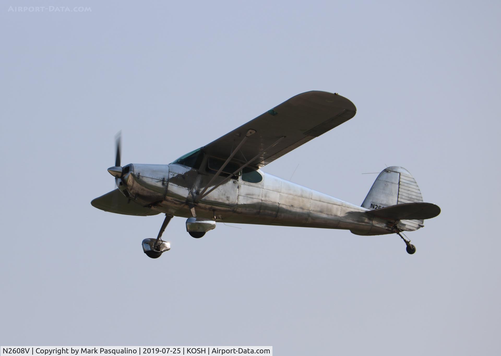 N2608V, 1948 Cessna 170 C/N 18118, Cessna 170